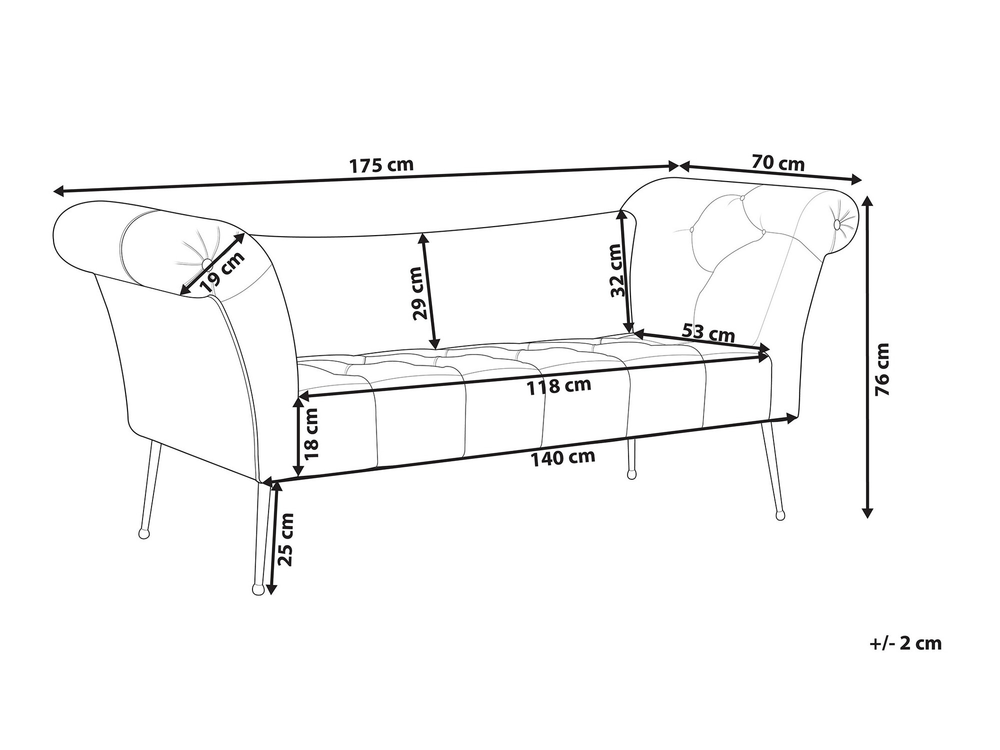 Mīkstais sols Berwyn 1101 (Tumši rozā)