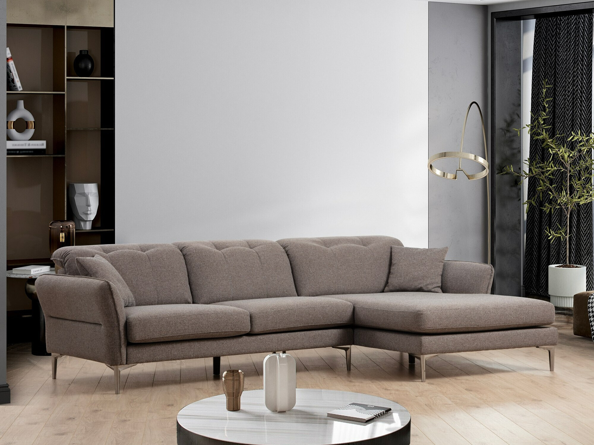 Stūra dīvāns Altadena 370 (Labais)