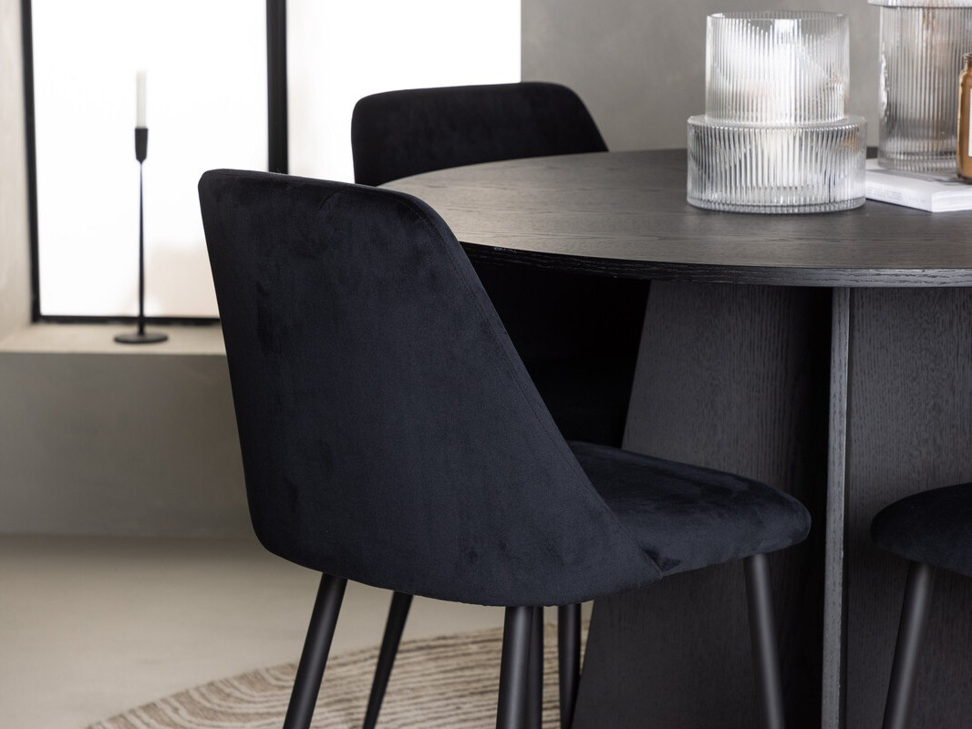 Ēdamistabas komplekts Dallas 4289 (Melns)