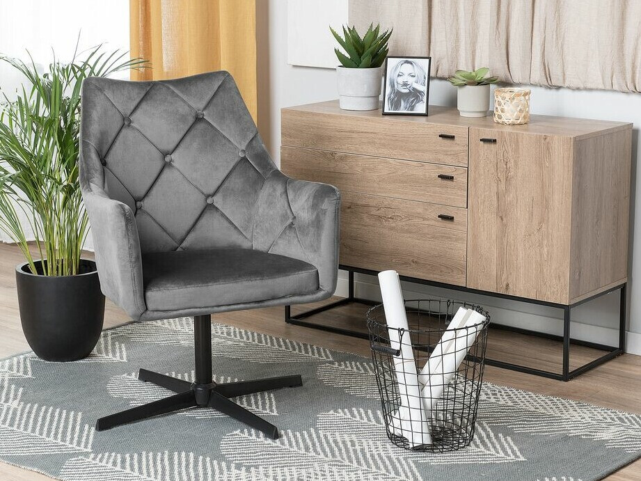 Krēsls Berwyn 1118 (Tumši pelēks)