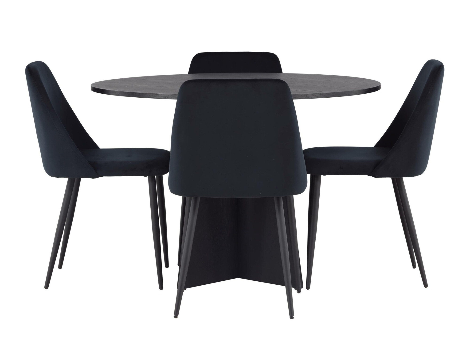 Обеденный гарнитур Dallas 4289 (Чёрный)