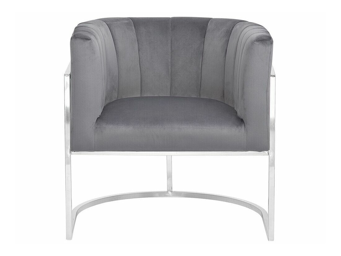 Кресло Berwyn 1141 (Серый + Серебряный)
