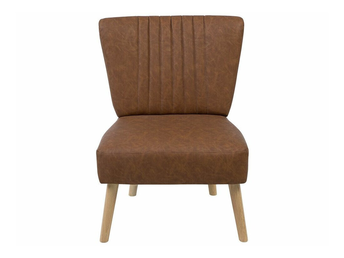 Krēsls Berwyn 1131 (Tumši brūns + Gaišs koks)