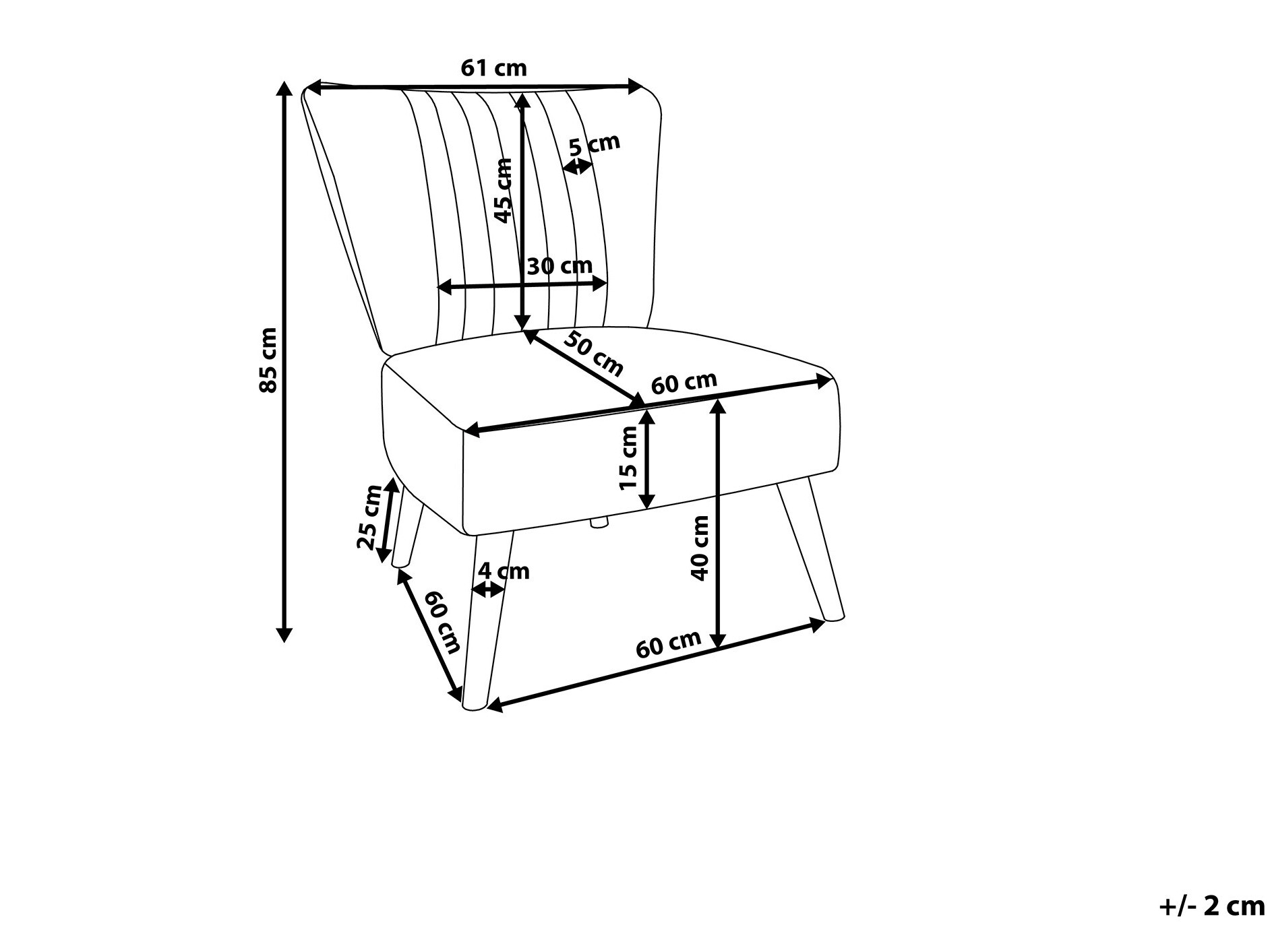 Krēsls Berwyn 1131 (Tumši brūns + Gaišs koks)