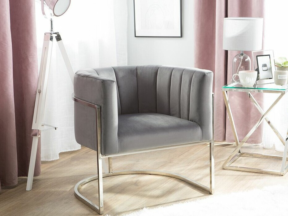 Krēsls Berwyn 1141 (Pelēks + Sudraba)