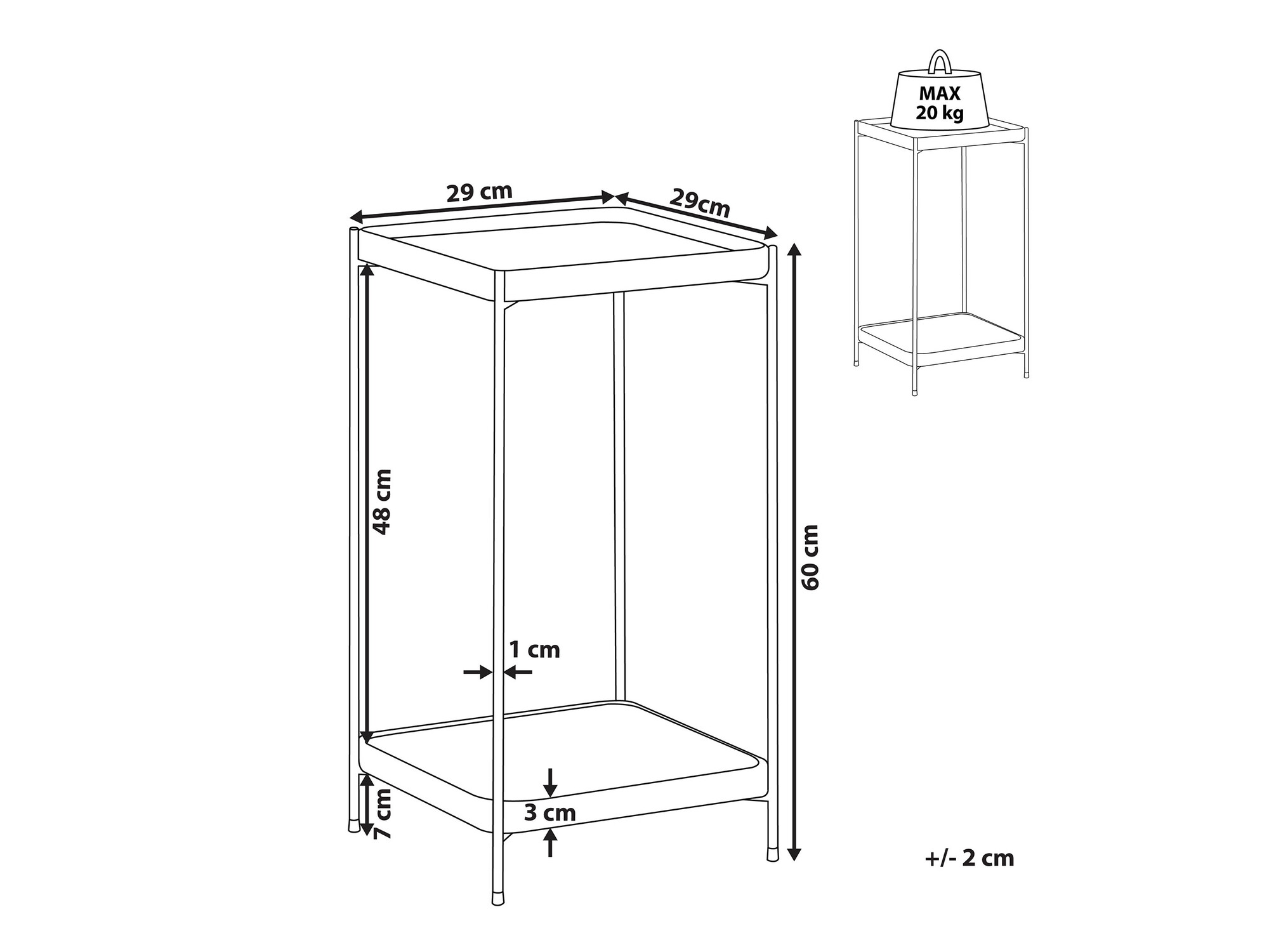 Kafijas galdiņš Berwyn 1174 (Varš)