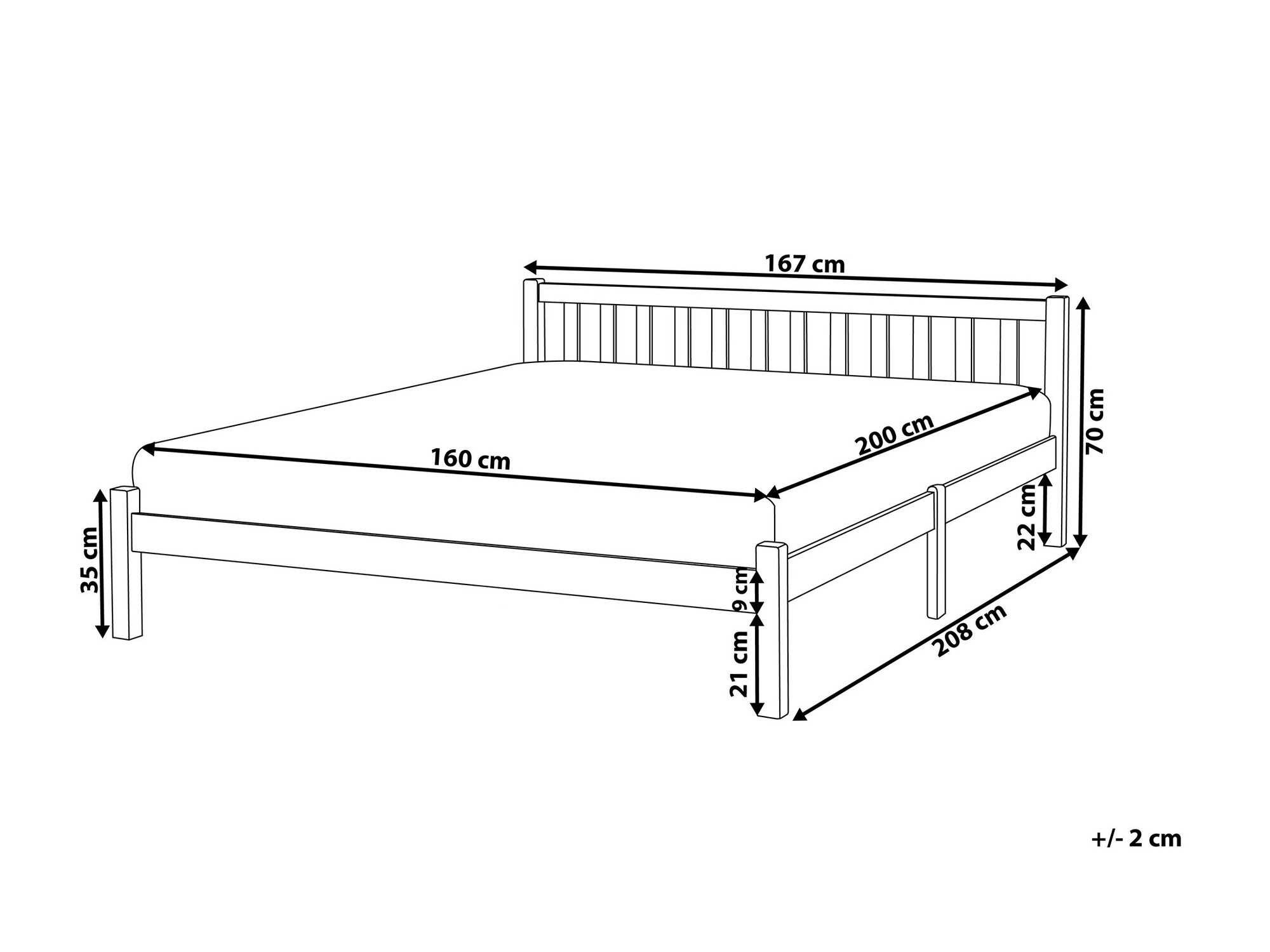 Кровать Berwyn 1156 (Белый)