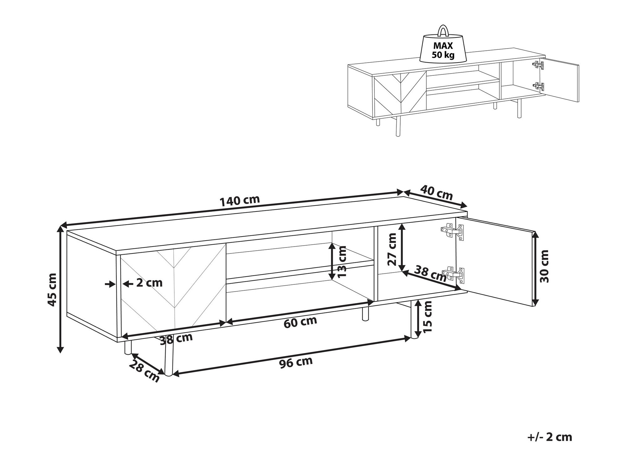 ТВ тумба Berwyn 1164