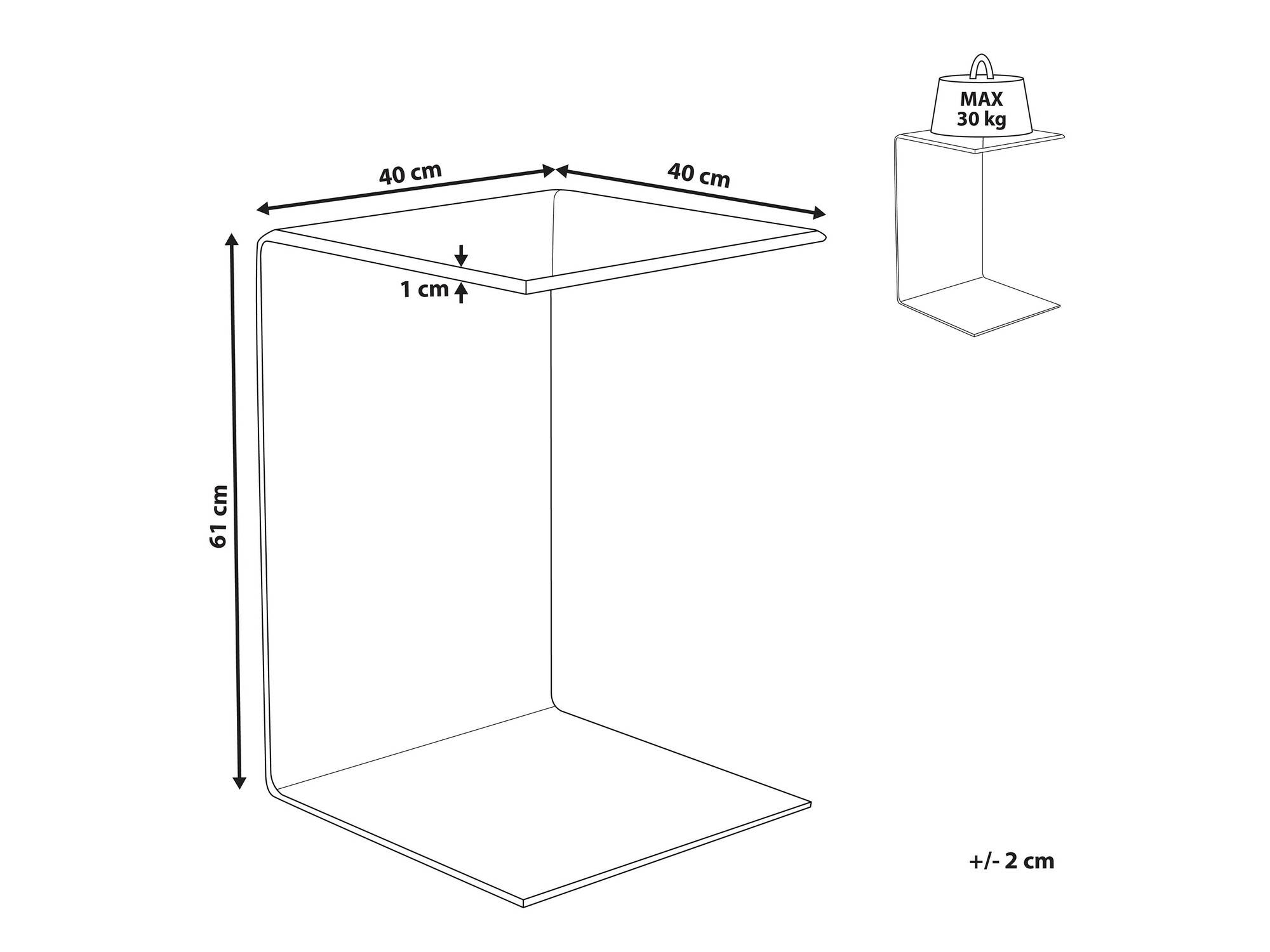Kafijas galdiņš Berwyn 1199