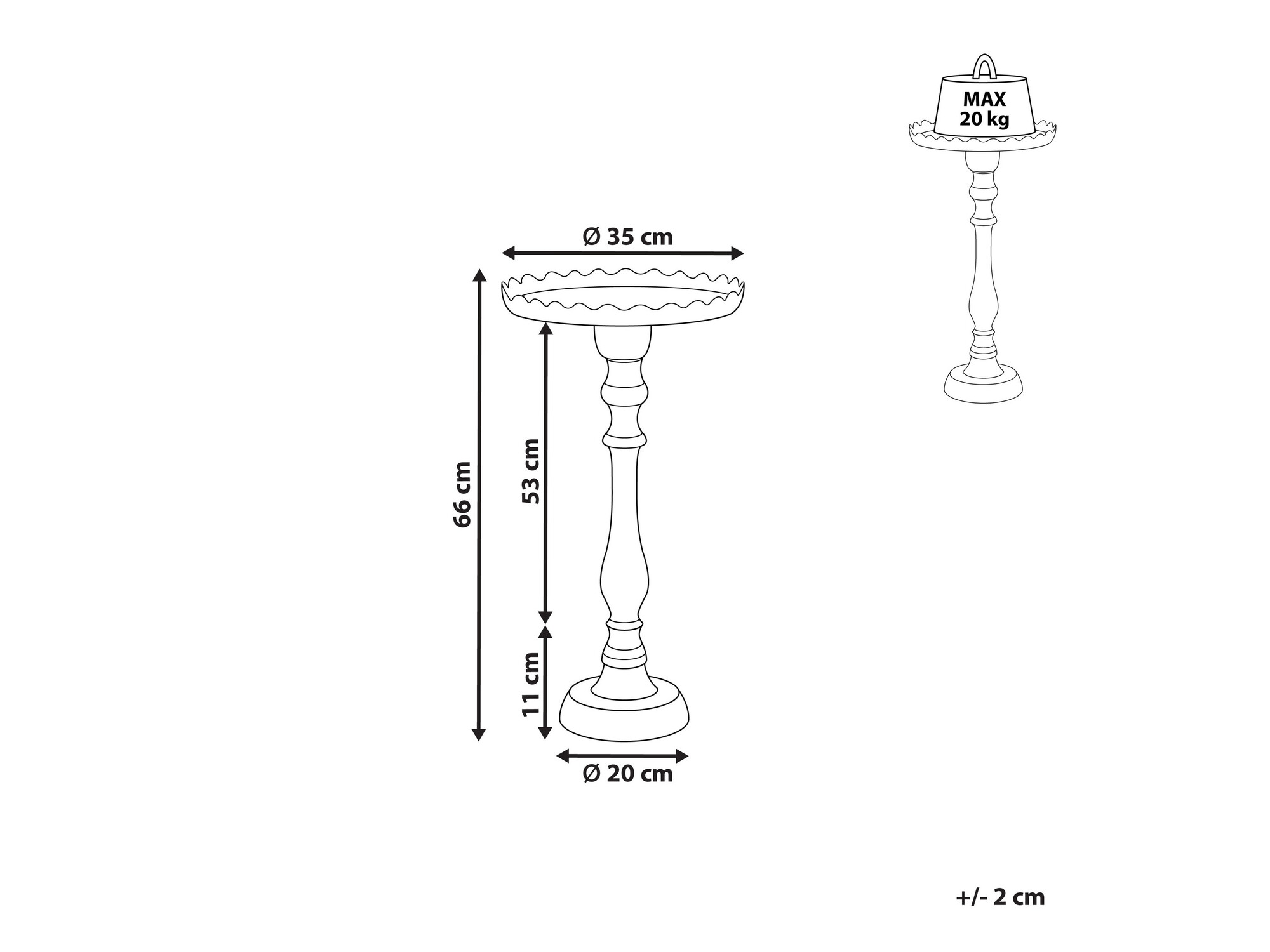 Kafijas galdiņš Berwyn 1215
