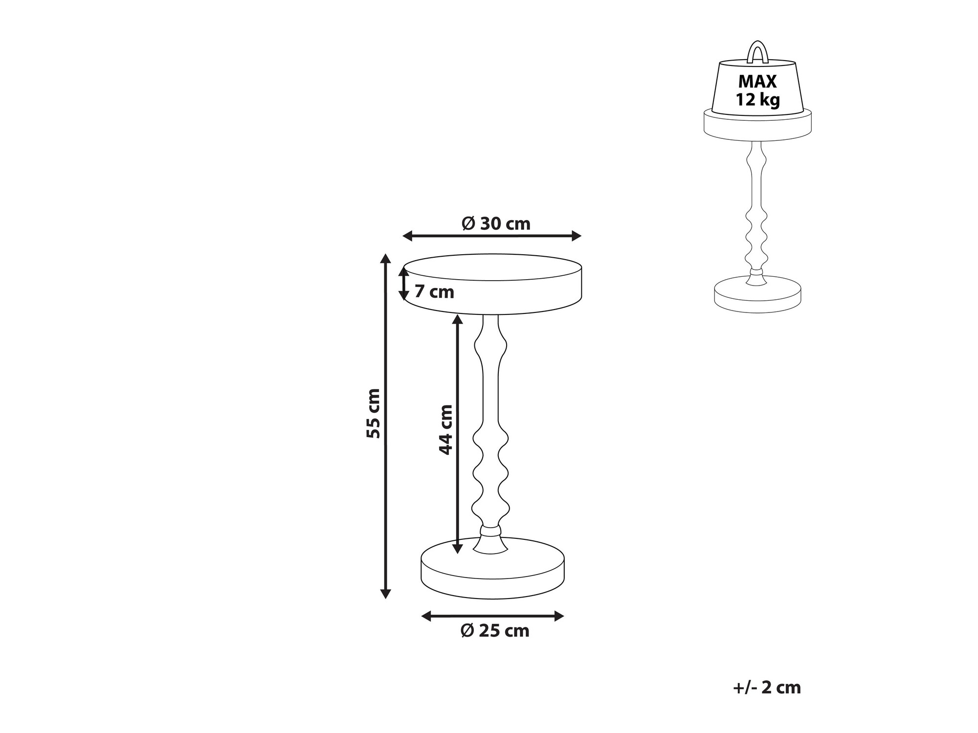 Kafijas galdiņš Berwyn 1219