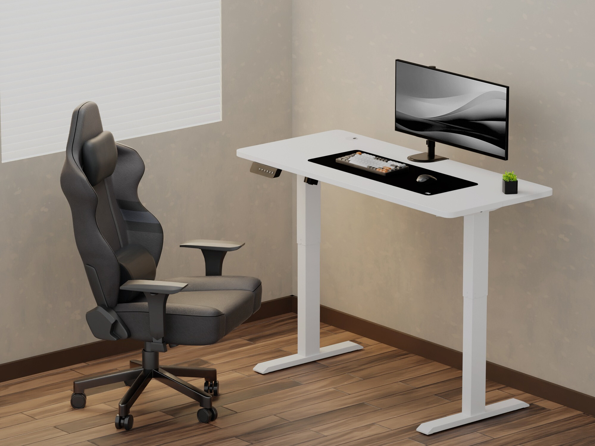 Rakstāmgalds ar regulējamu augstumu Lodi 100 (Balts)