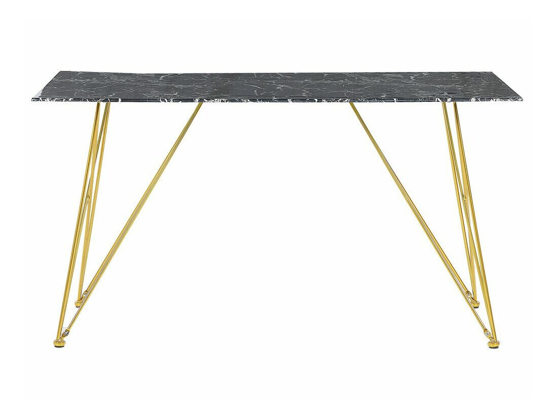 Cтол Berwyn 1233 (Золотой + Черный мрамор)