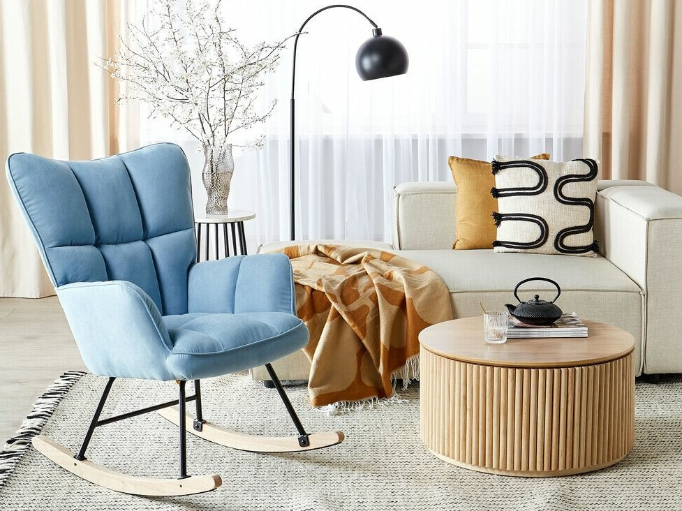 Кресло-качалка Berwyn 1242 (Голубой)