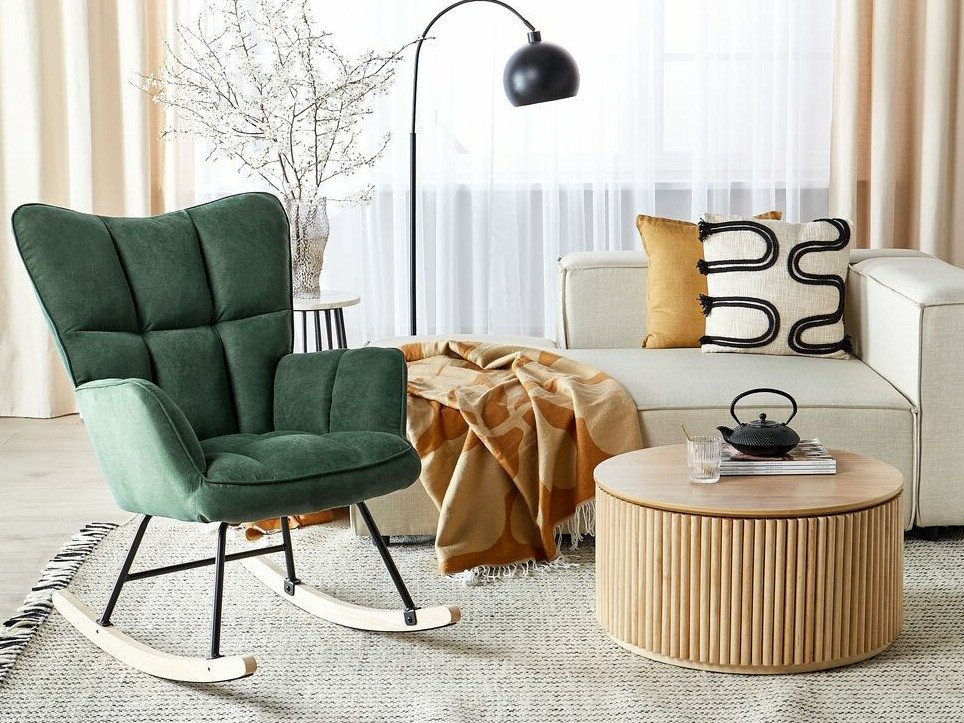 Кресло-качалка Berwyn 1242 (Темно-зеленый)