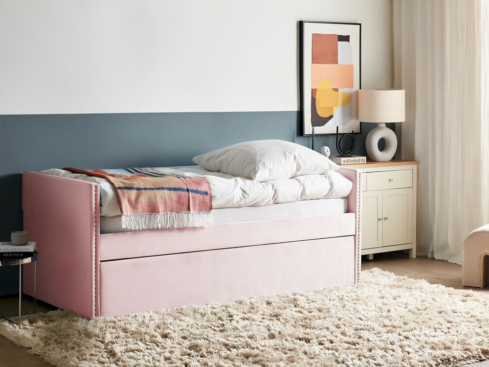 Кровать Berwyn 1228 (Светло-розовый)