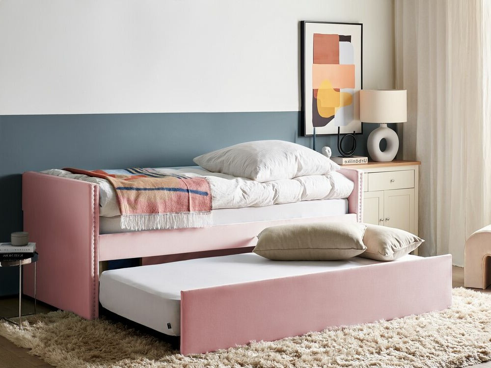 Кровать Berwyn 1228 (Светло-розовый)