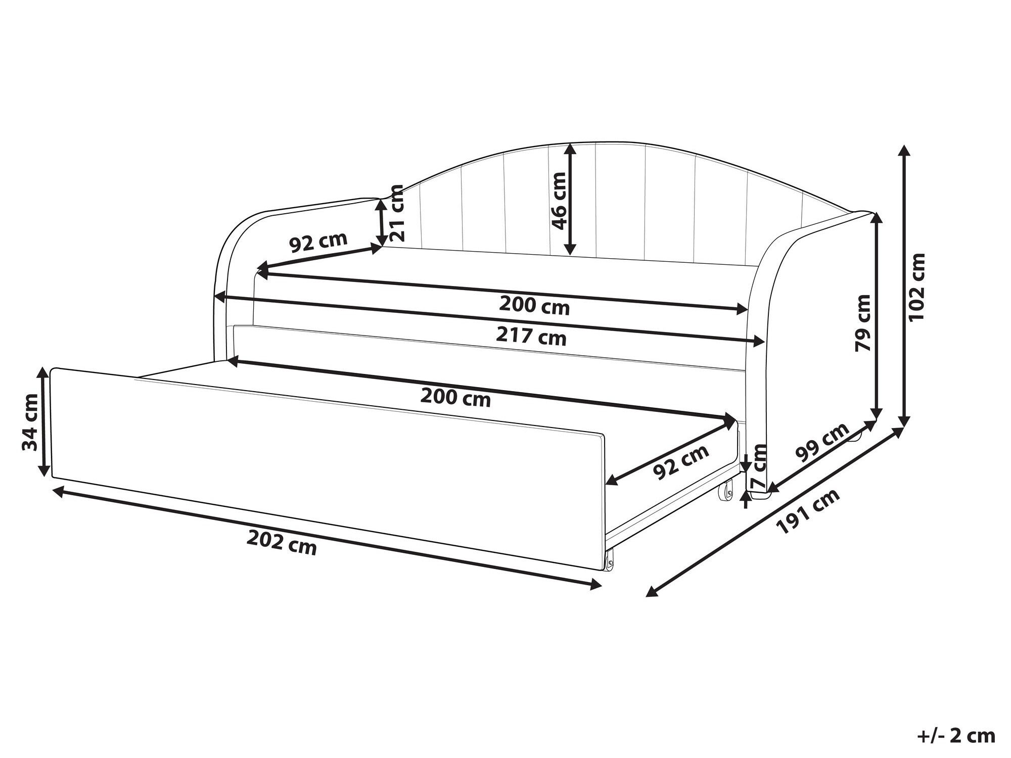 Кровать Berwyn 1232 (Светло-розовый)