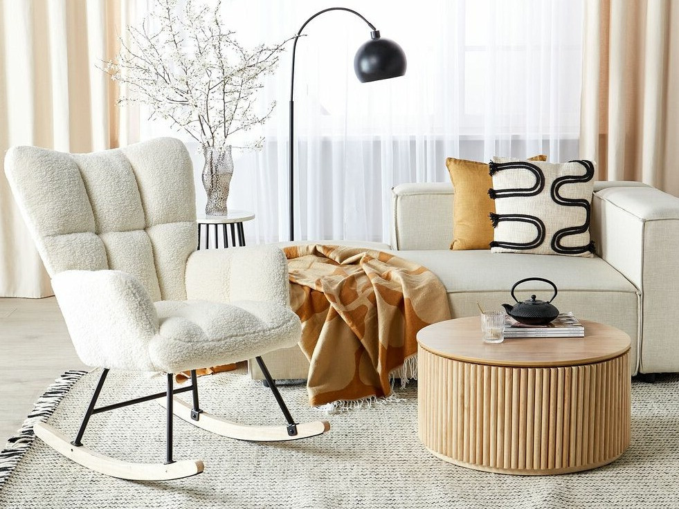 Šūpuļkrēsls Berwyn 1242 (Balts)