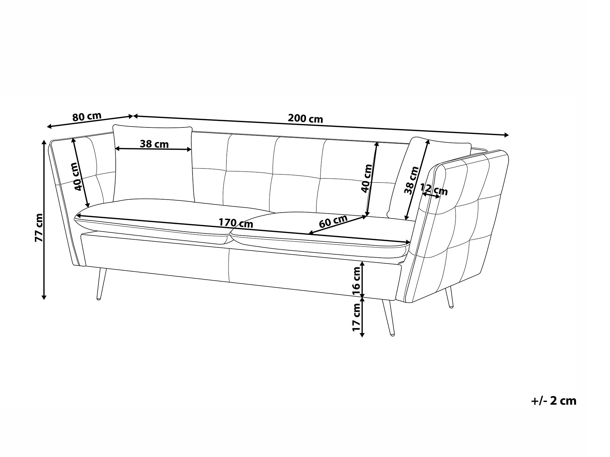 Диван Berwyn 1245 (Серый)