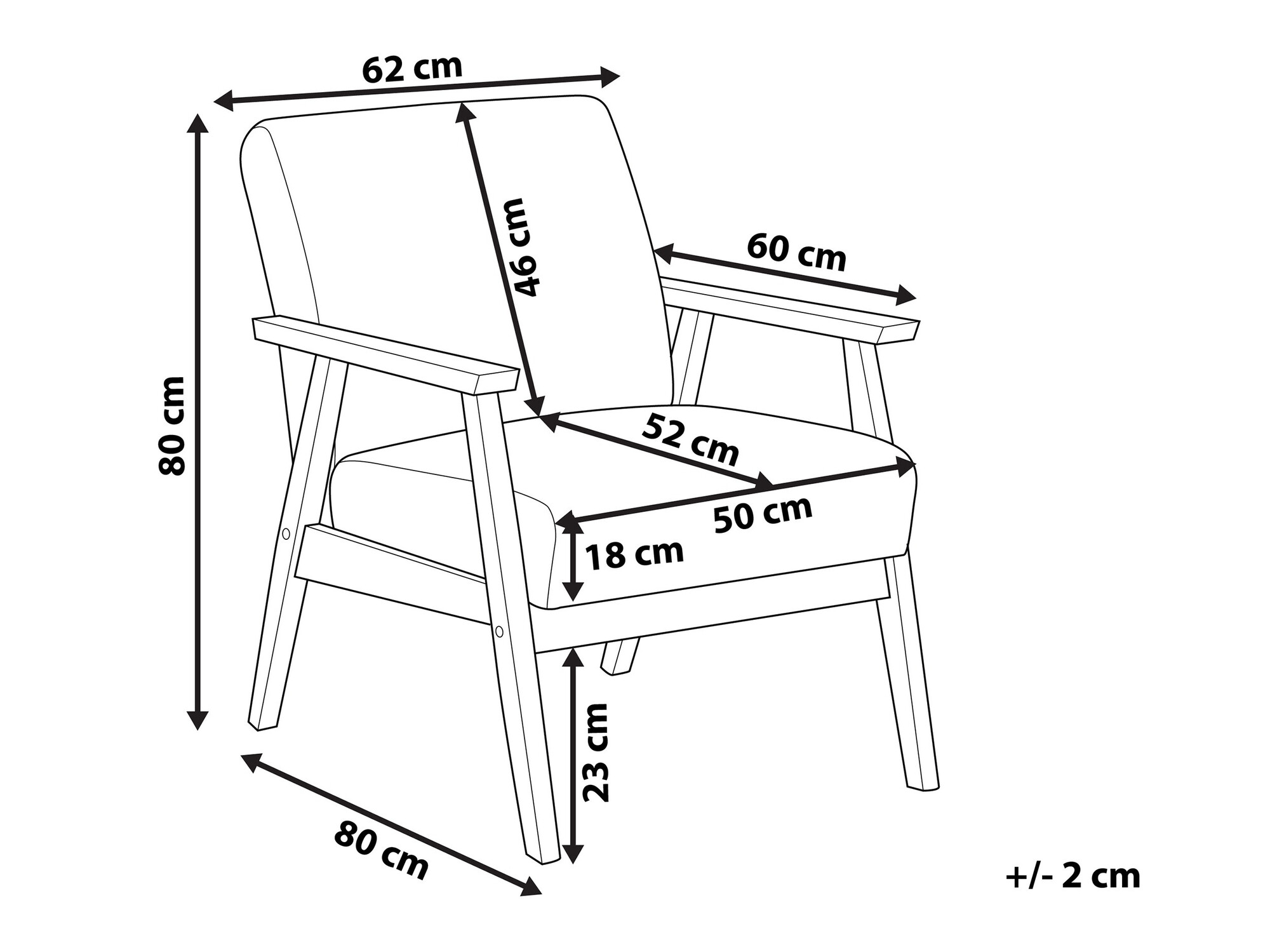 Krēsls Berwyn 1066 (Taupe)