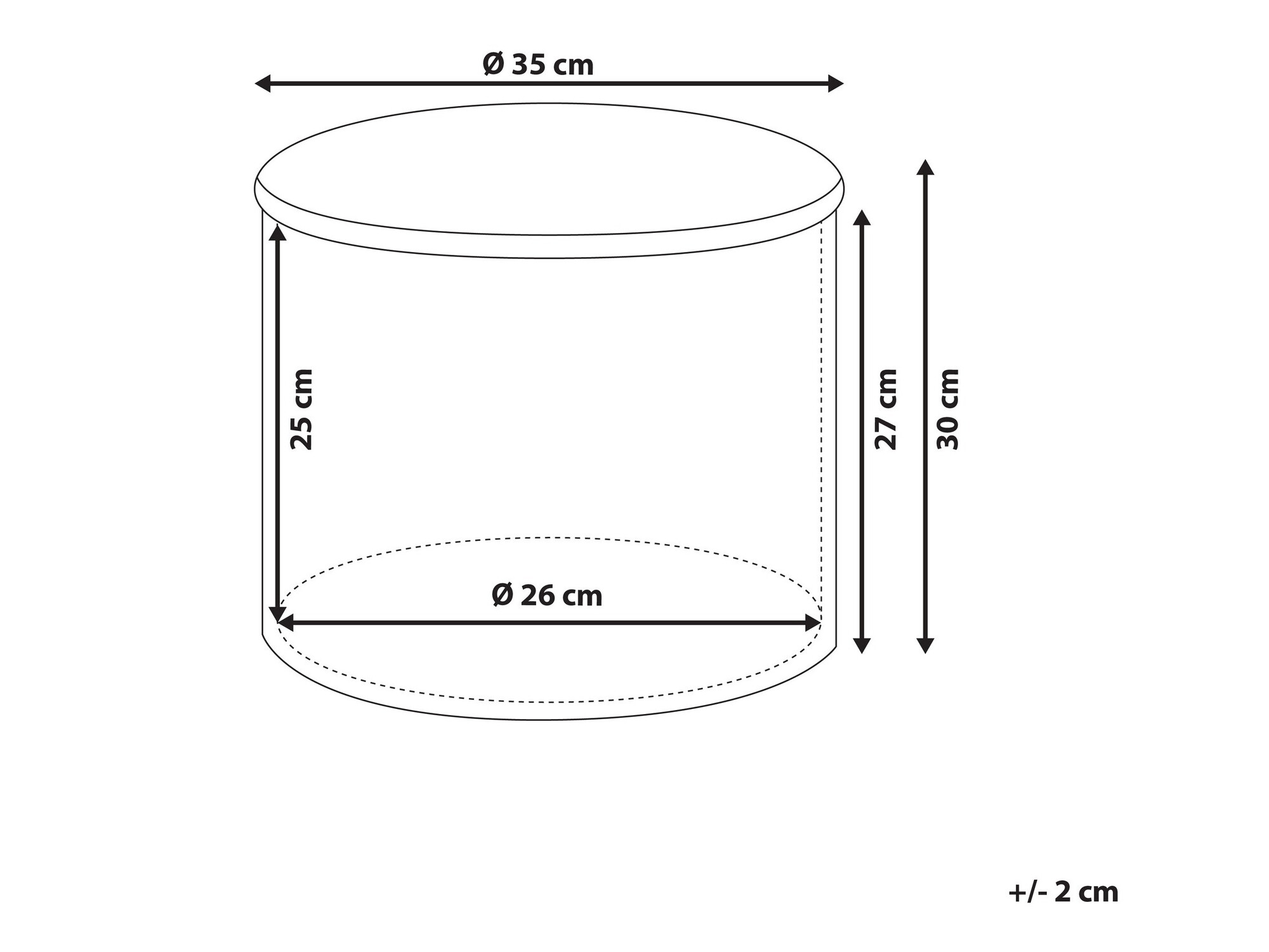 Pufs Berwyn 1244 (Tumši rozā + Balts)