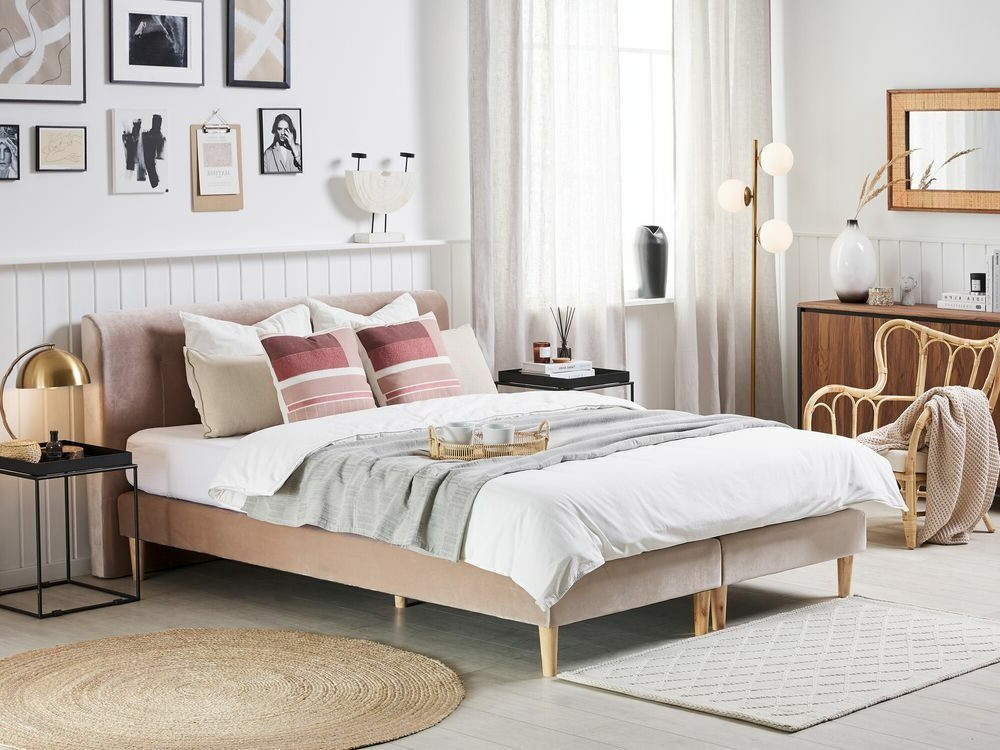 Континентальная кровать Berwyn 1274 (Бежевый)