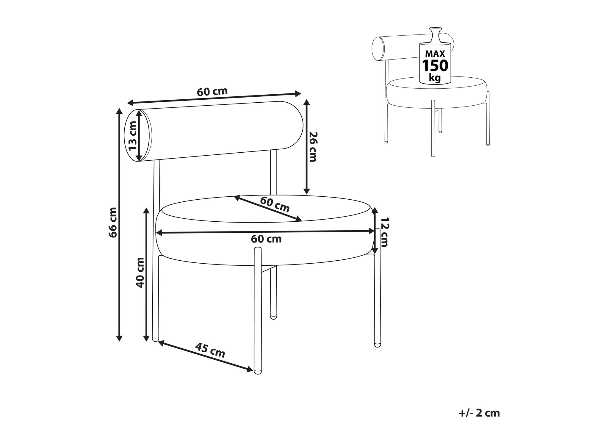 Krēsls Berwyn 1268 (Gaiša piparmētra)