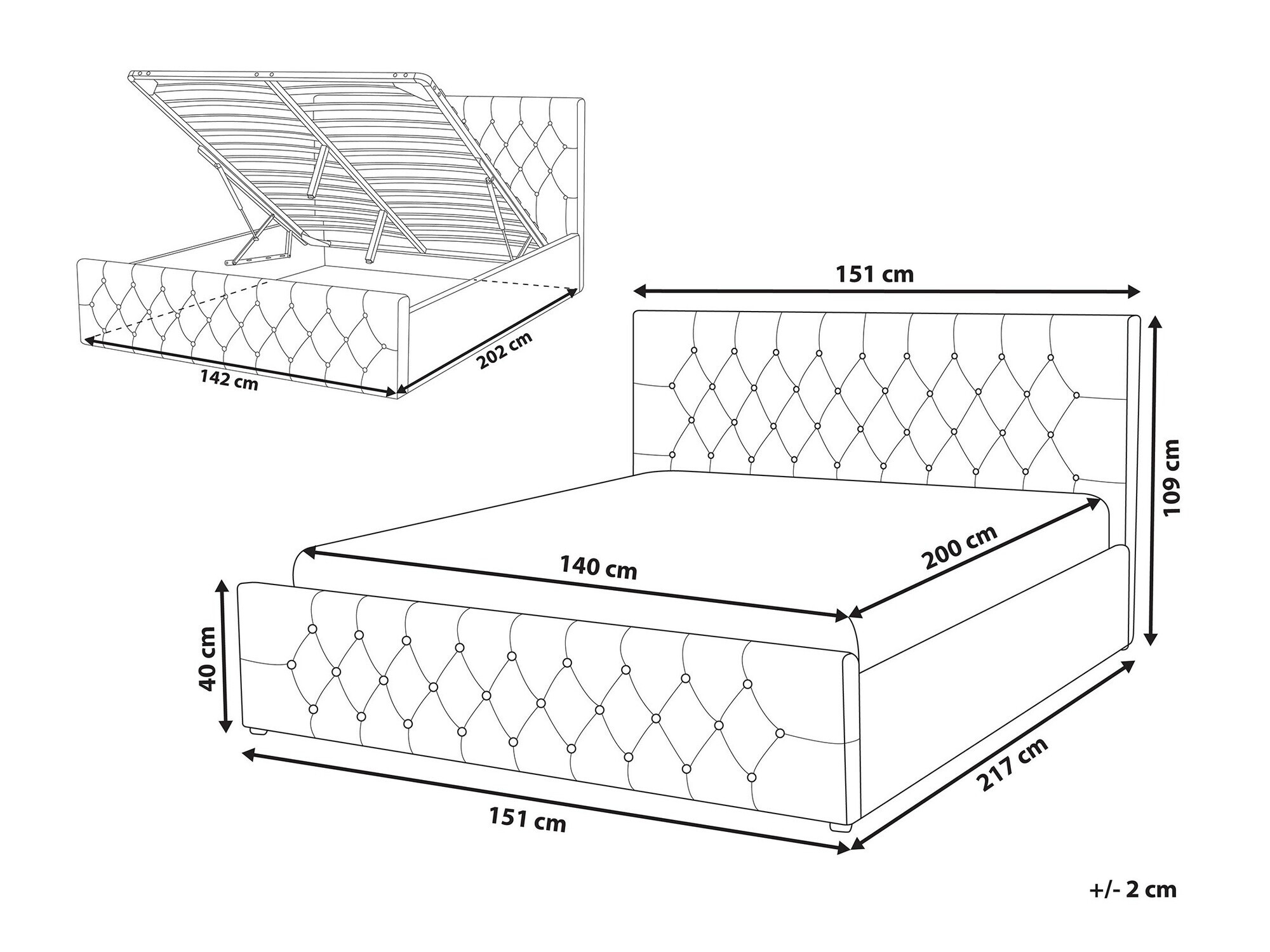 Кровать Berwyn 1267 (Серый)
