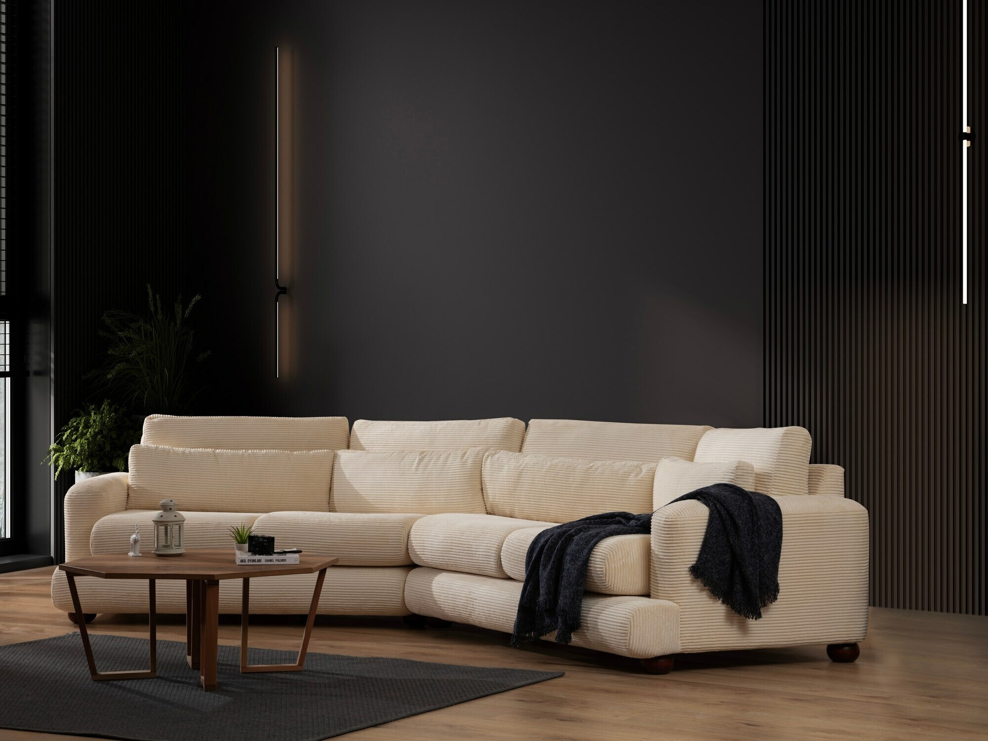 Moduļu dīvāns Altadena 432 (Bēšs)