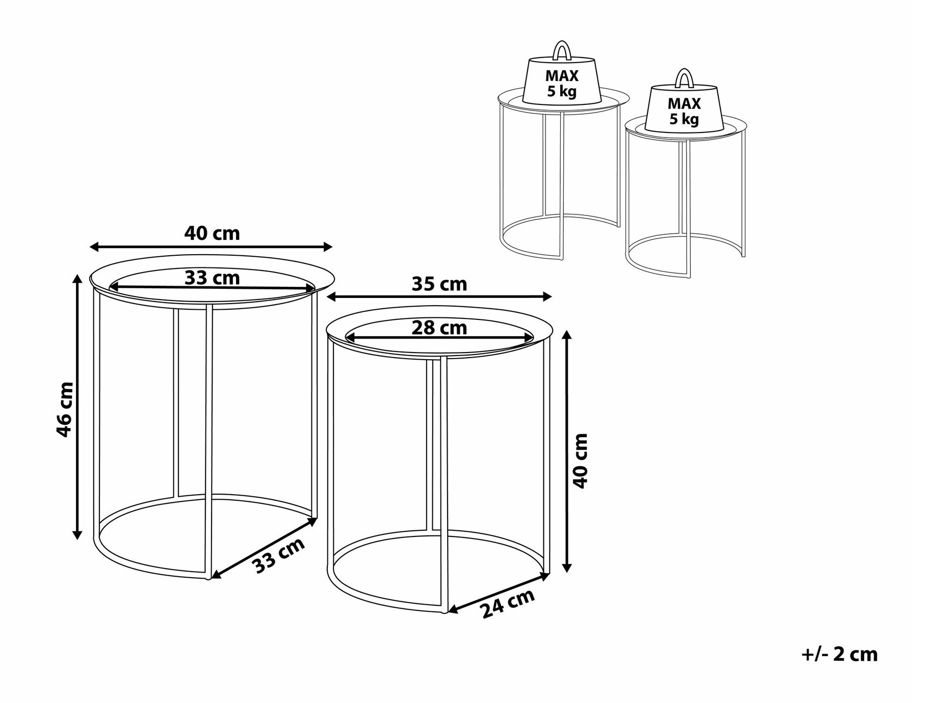 Kafijas galdiņu komplekts Berwyn 1279