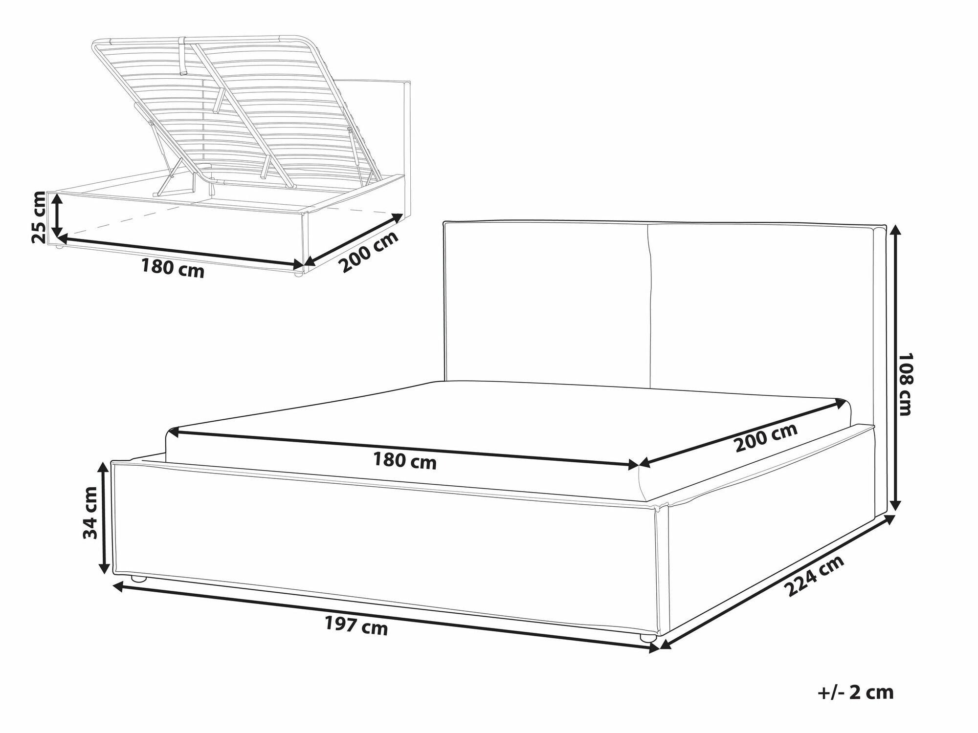Кровать Berwyn 1290 (Бежевый)