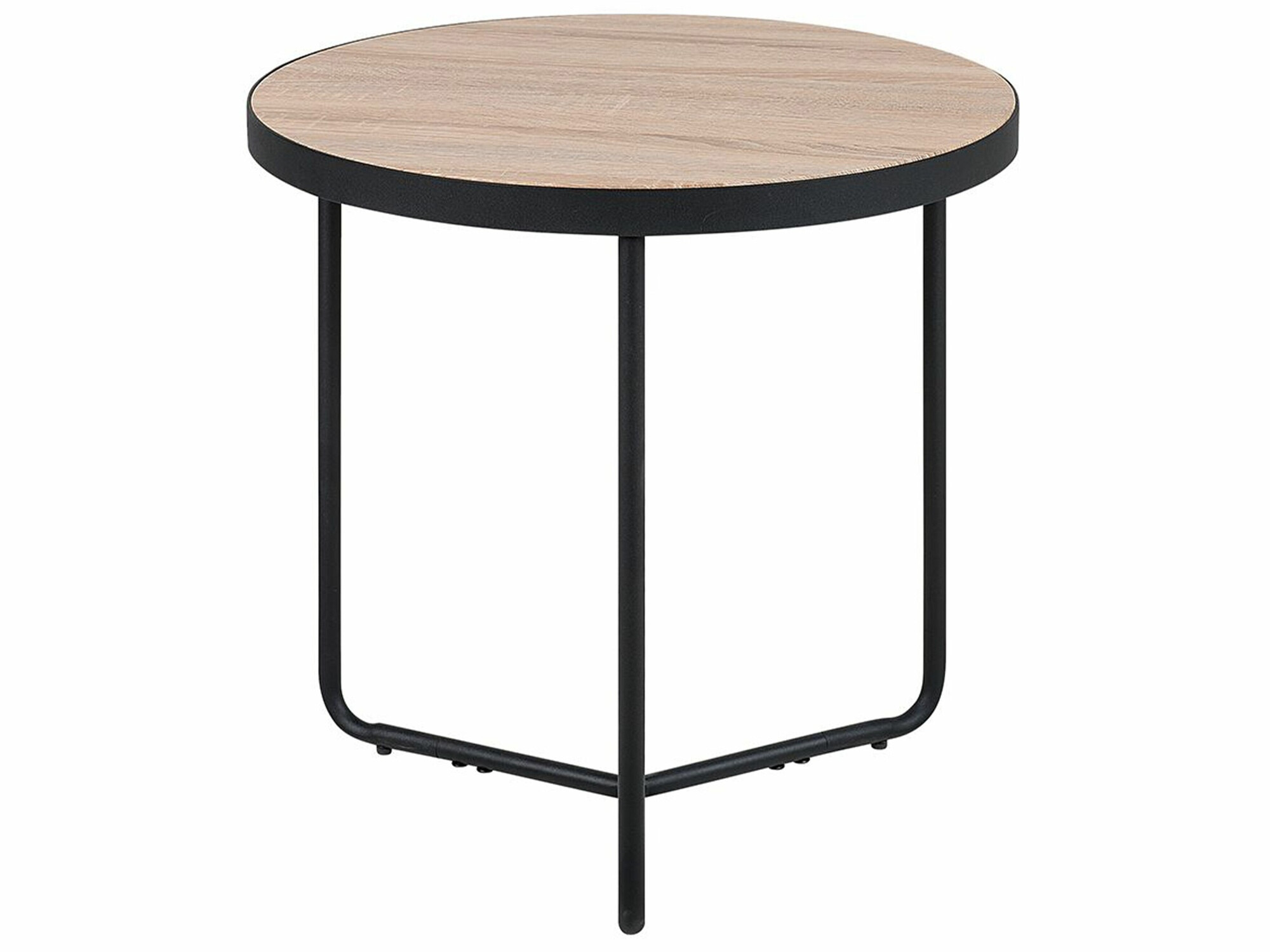 Žurnālu galdiņu komplekts Berwyn 789 (Gaišs koks + Melns)