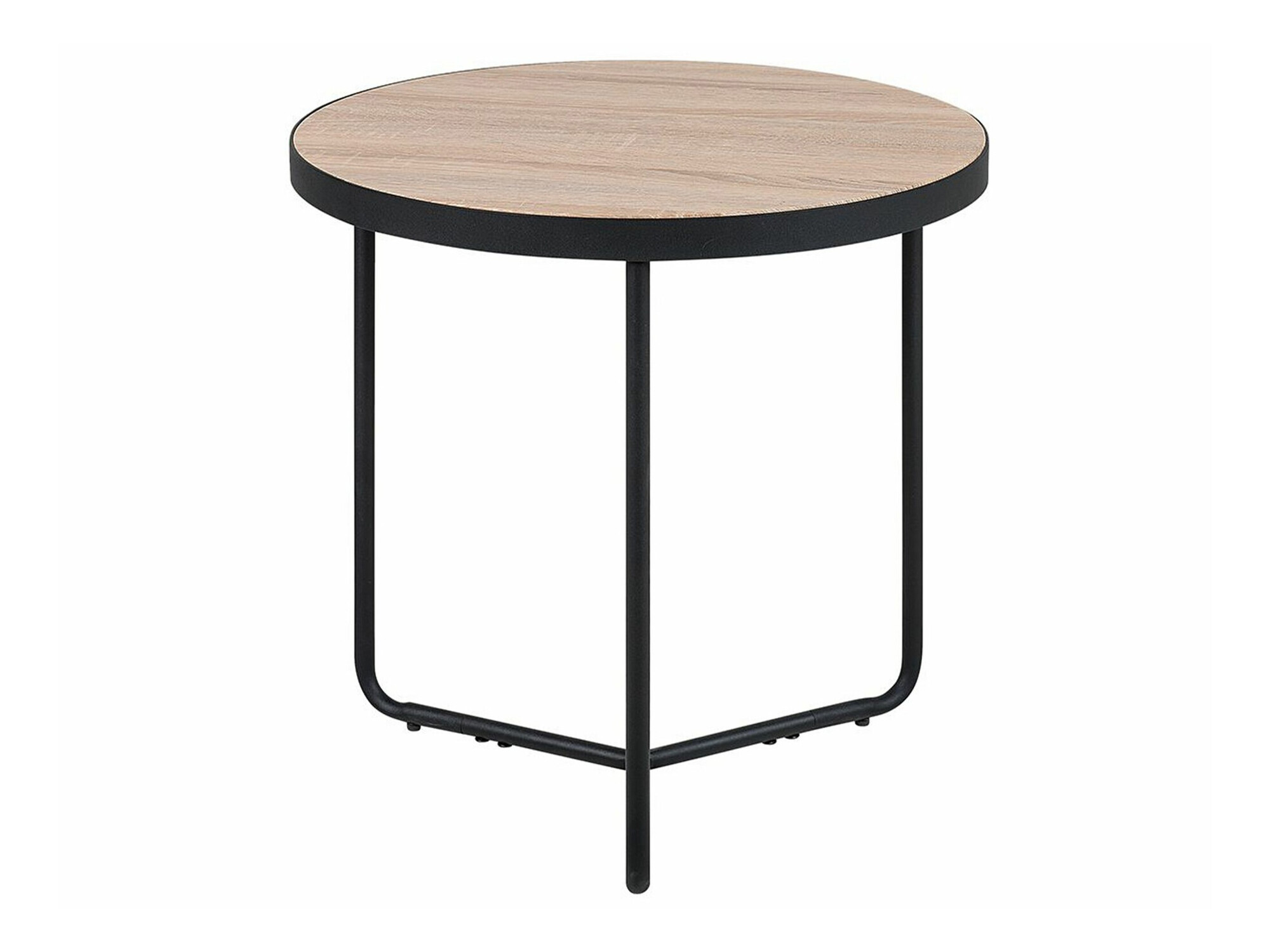 Žurnālu galdiņu komplekts Berwyn 790 (Gaišs koks + Melns)