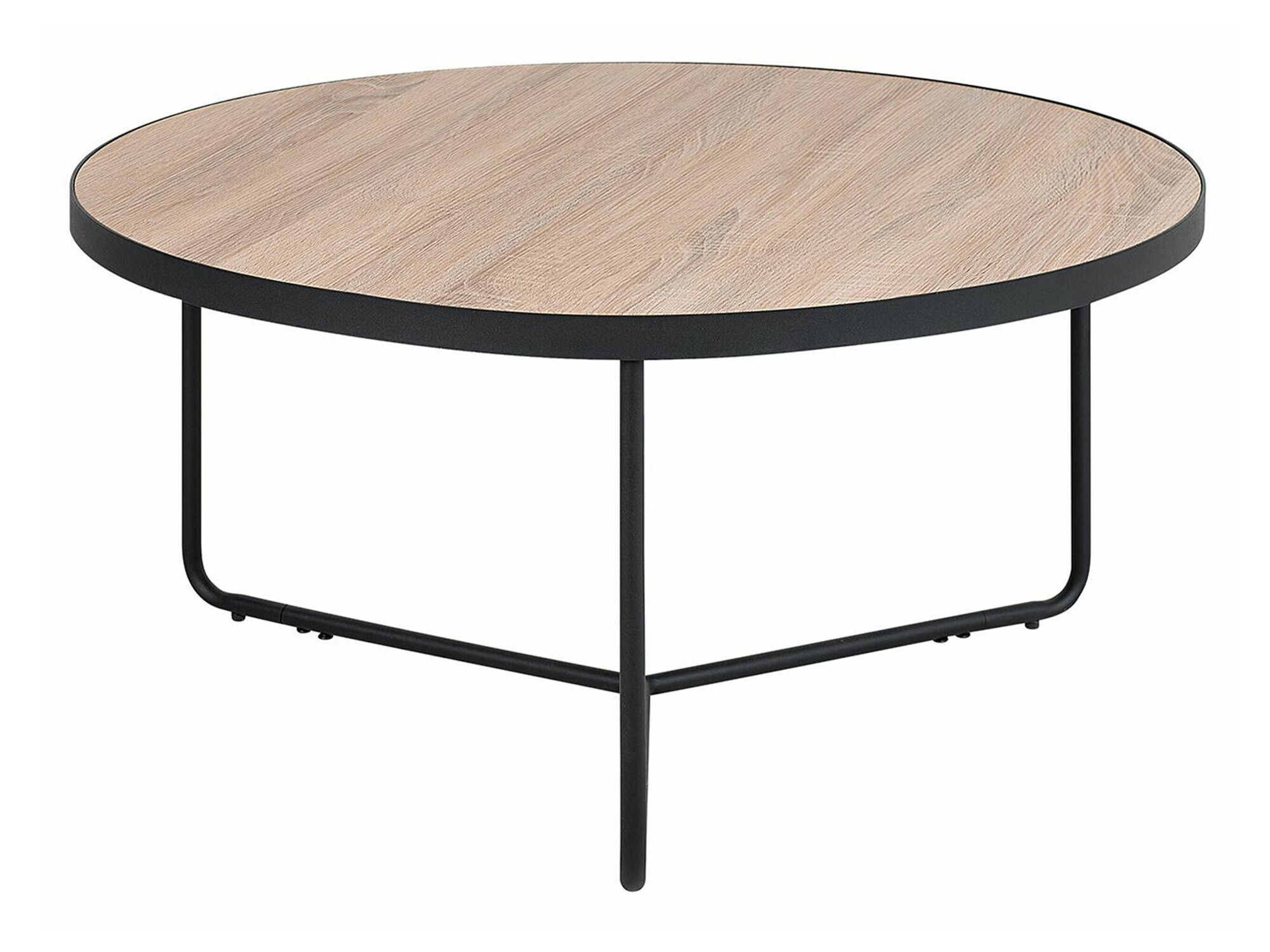 Žurnālu galdiņu komplekts Berwyn 791 (Gaišs koks + Melns)