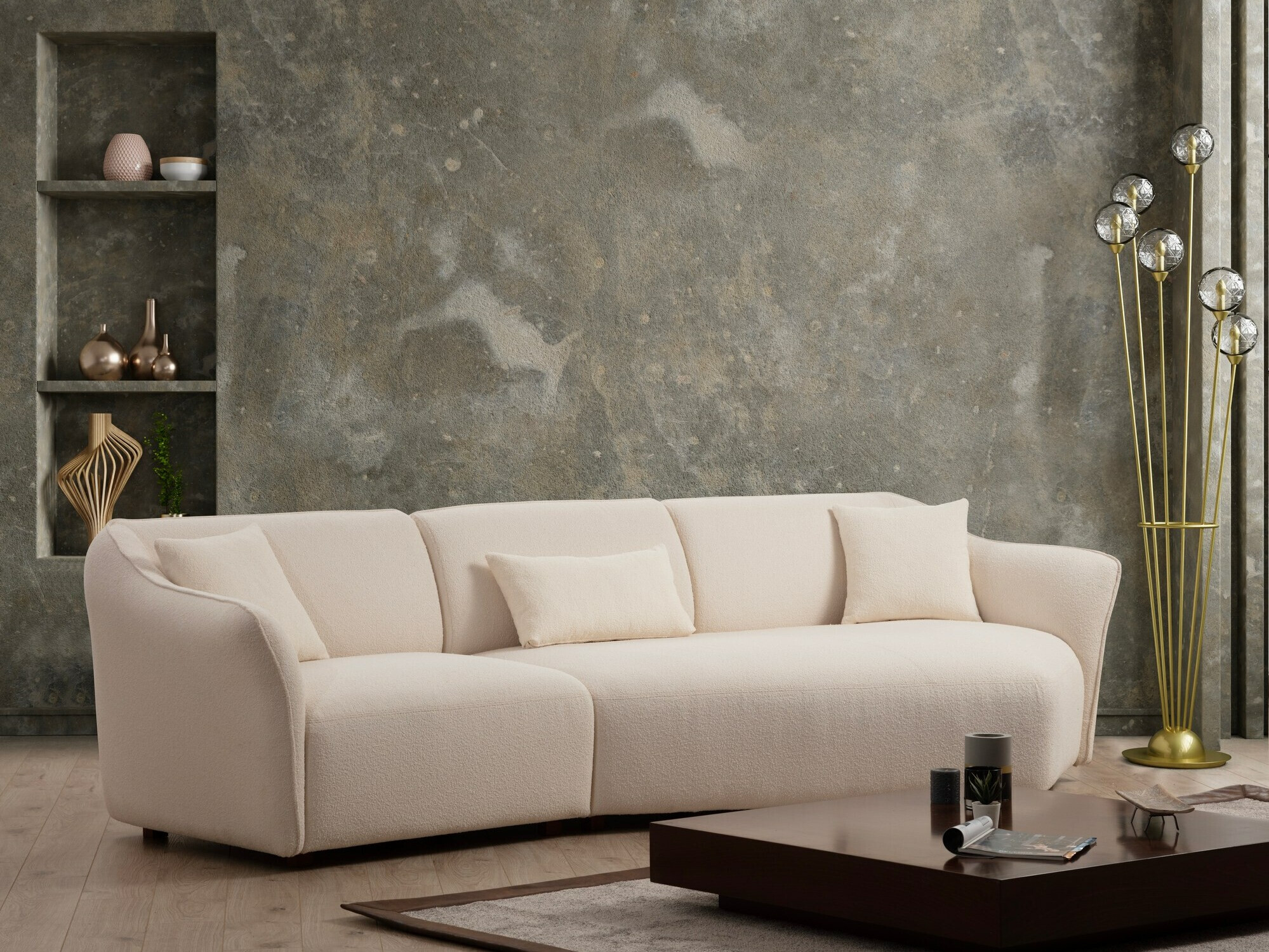 Dīvāns Altadena 431 (Krēms)