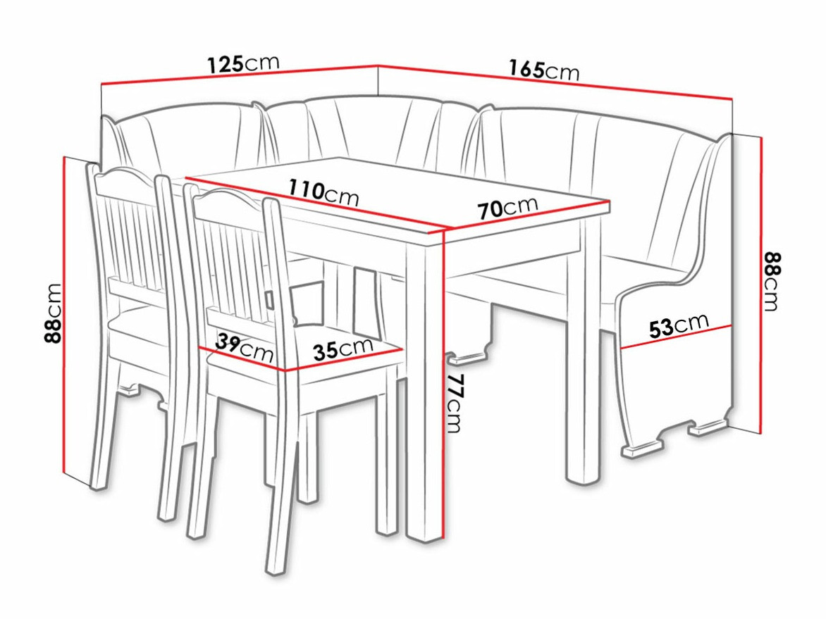 Virtuves stūris Edmond 122