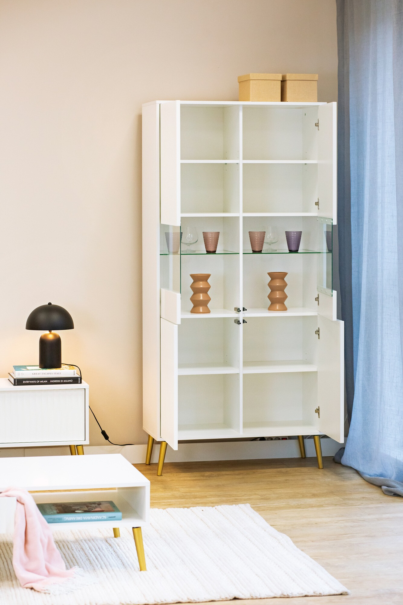 Plaukts Cirferi 108 (Balts + Zelta)