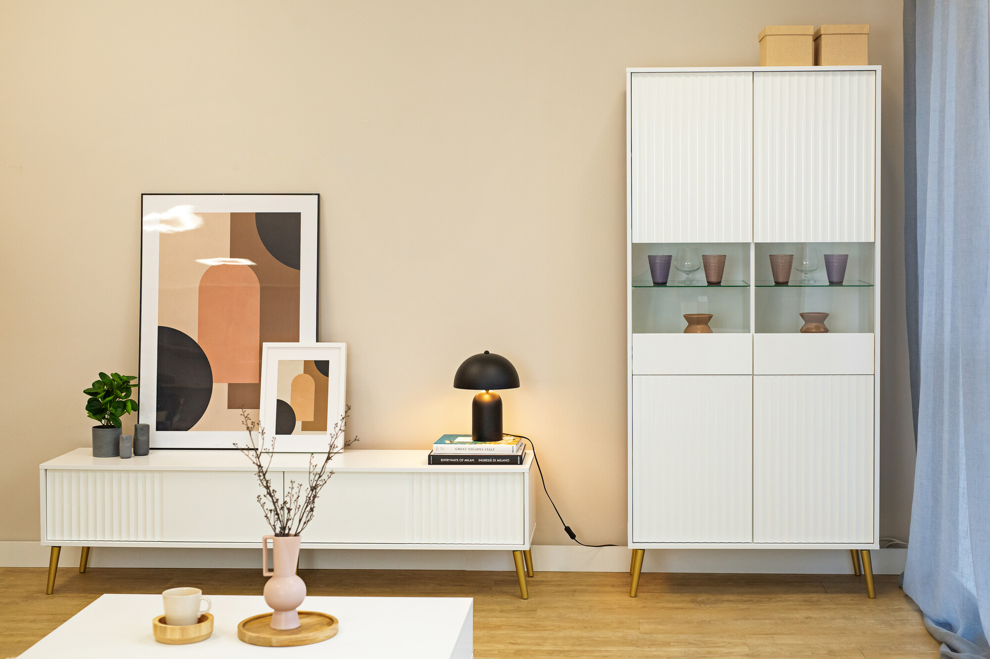 Plaukts Cirferi 108 (Balts + Zelta)