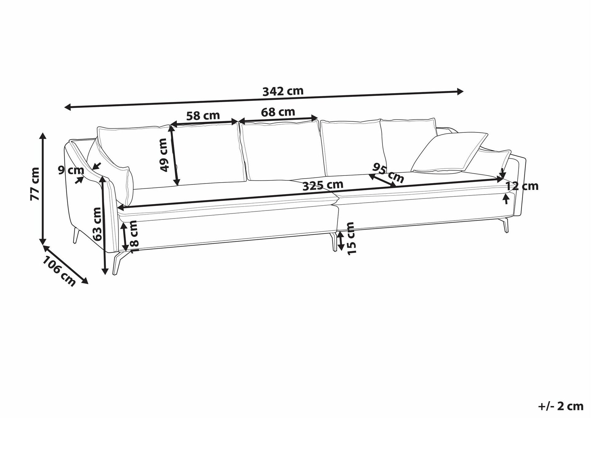 Диван Berwyn 1310 (Синий)