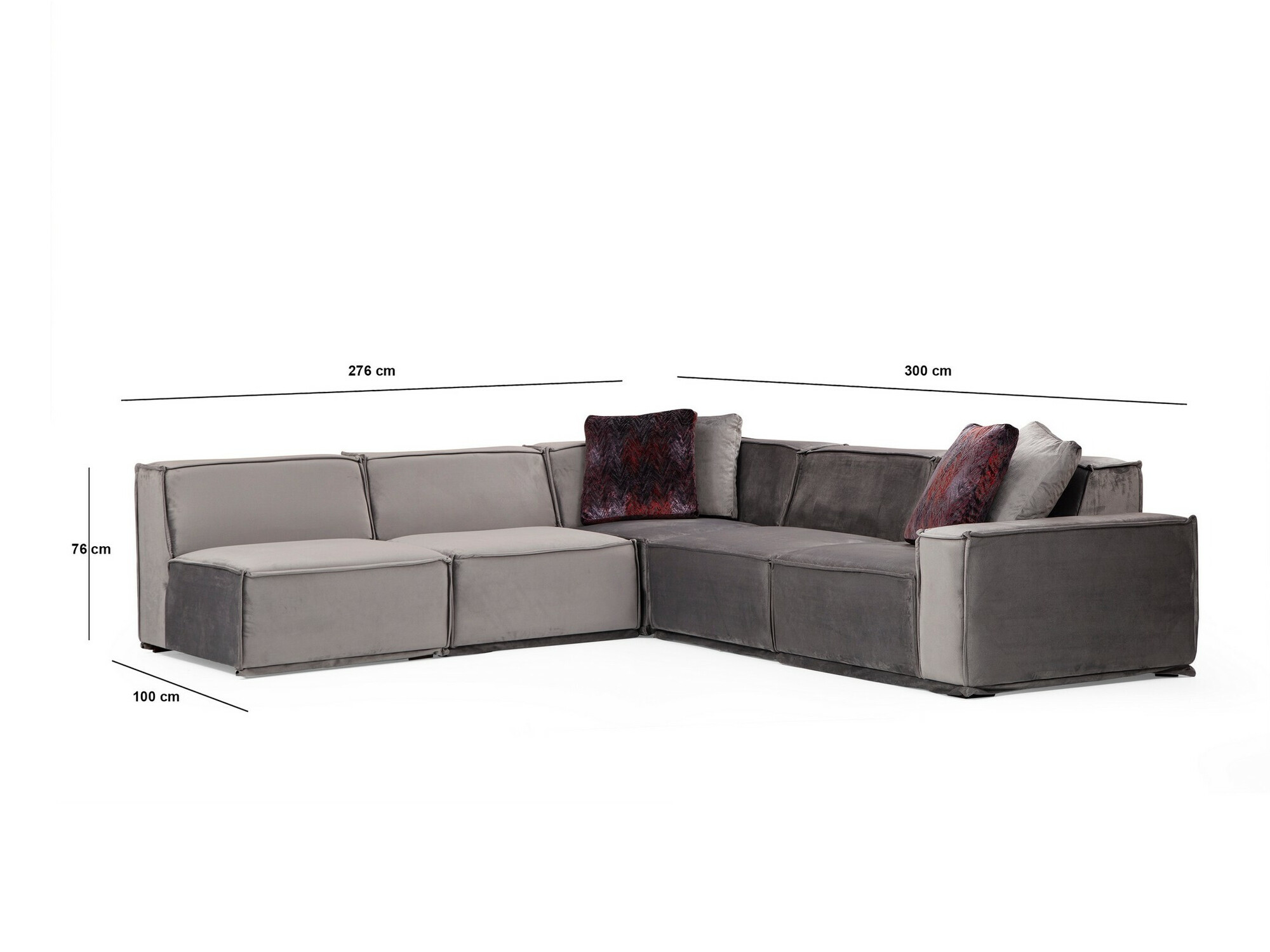 Moduļu stūra dīvāns Ferliva 102