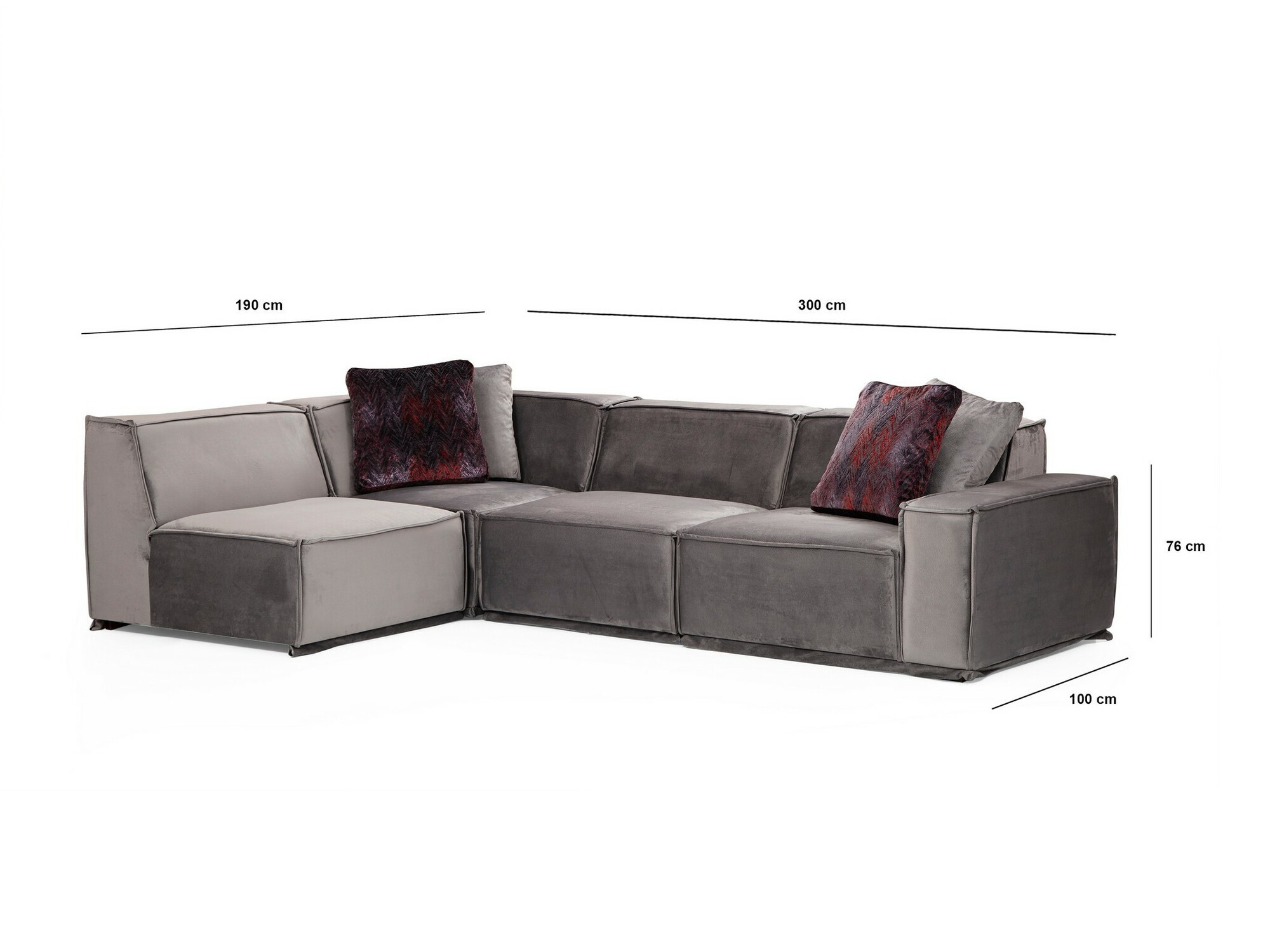 Moduļu stūra dīvāns Ferliva 103