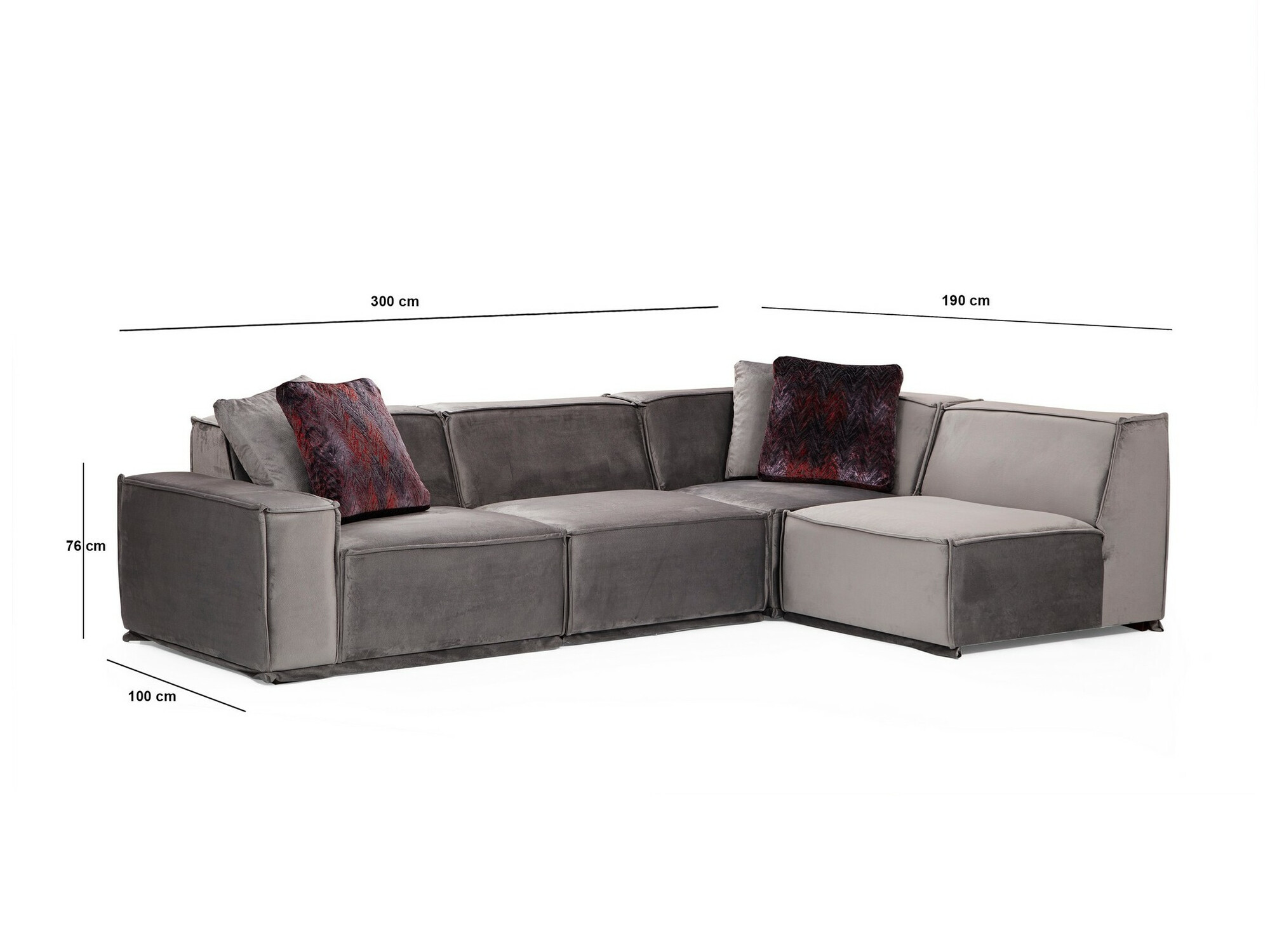 Moduļu stūra dīvāns Ferliva 103