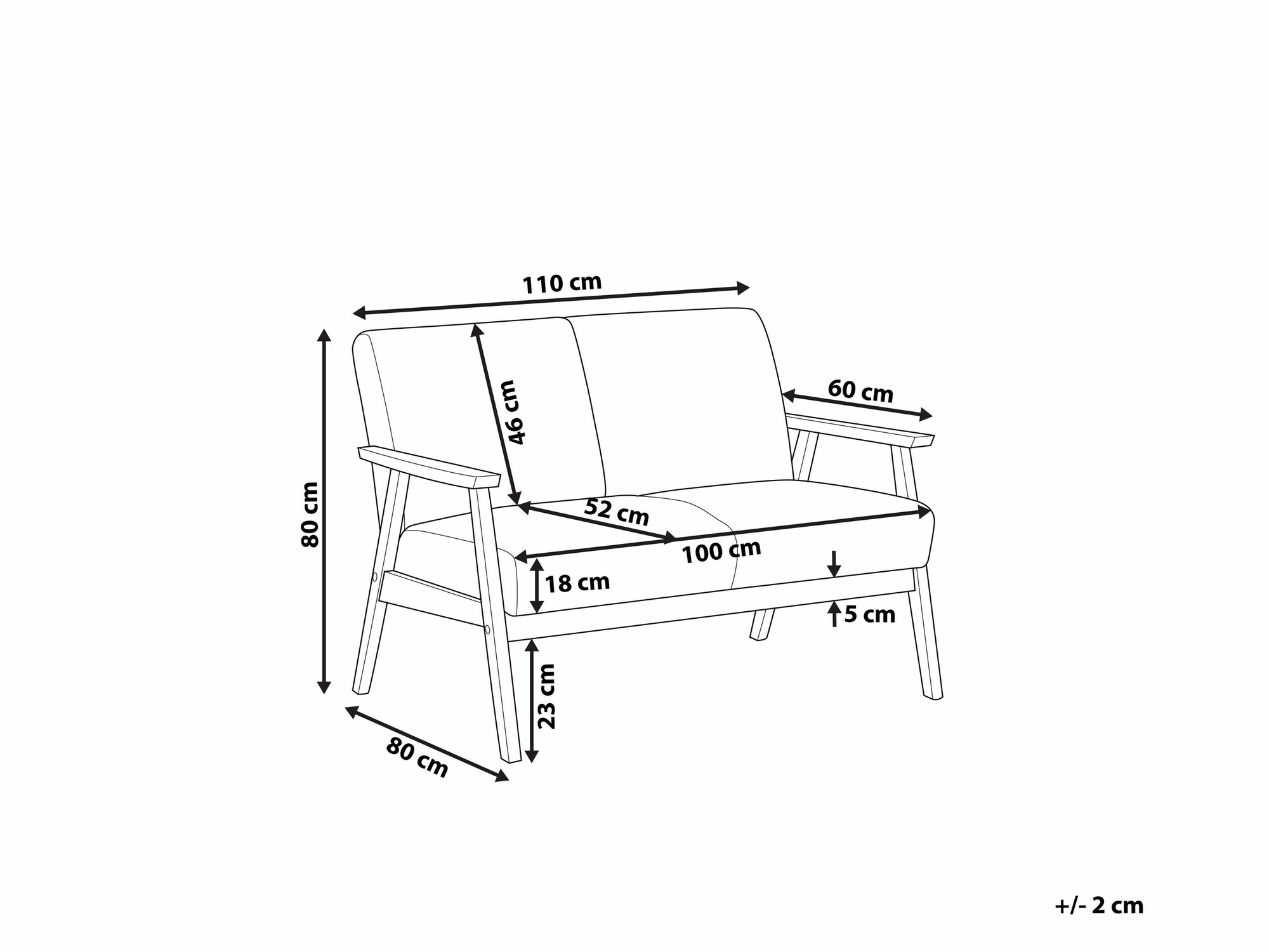 Dīvāns Berwyn 1323 (Pelēks)
