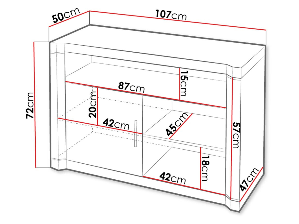 TV galds Lorelie 110 (Sonomas ozols)
