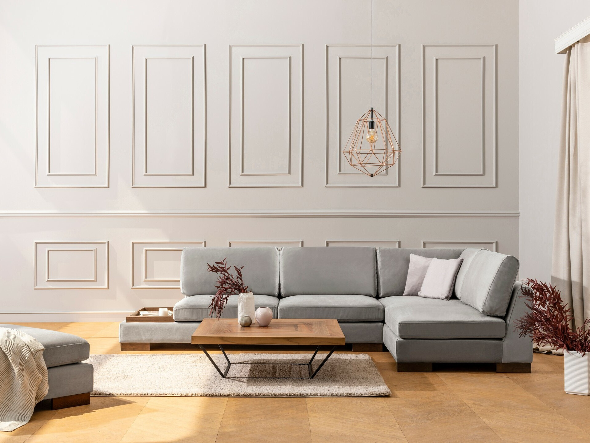 Угловой диван Altadena 448 (Серый)