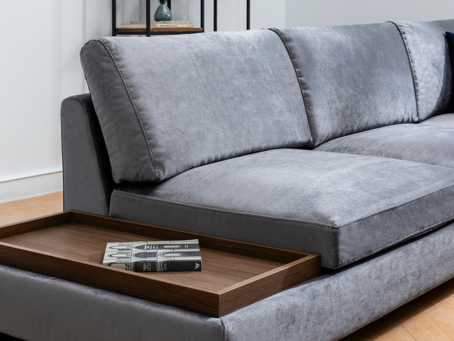 Угловой диван Altadena 448 (Тёмно-серый)