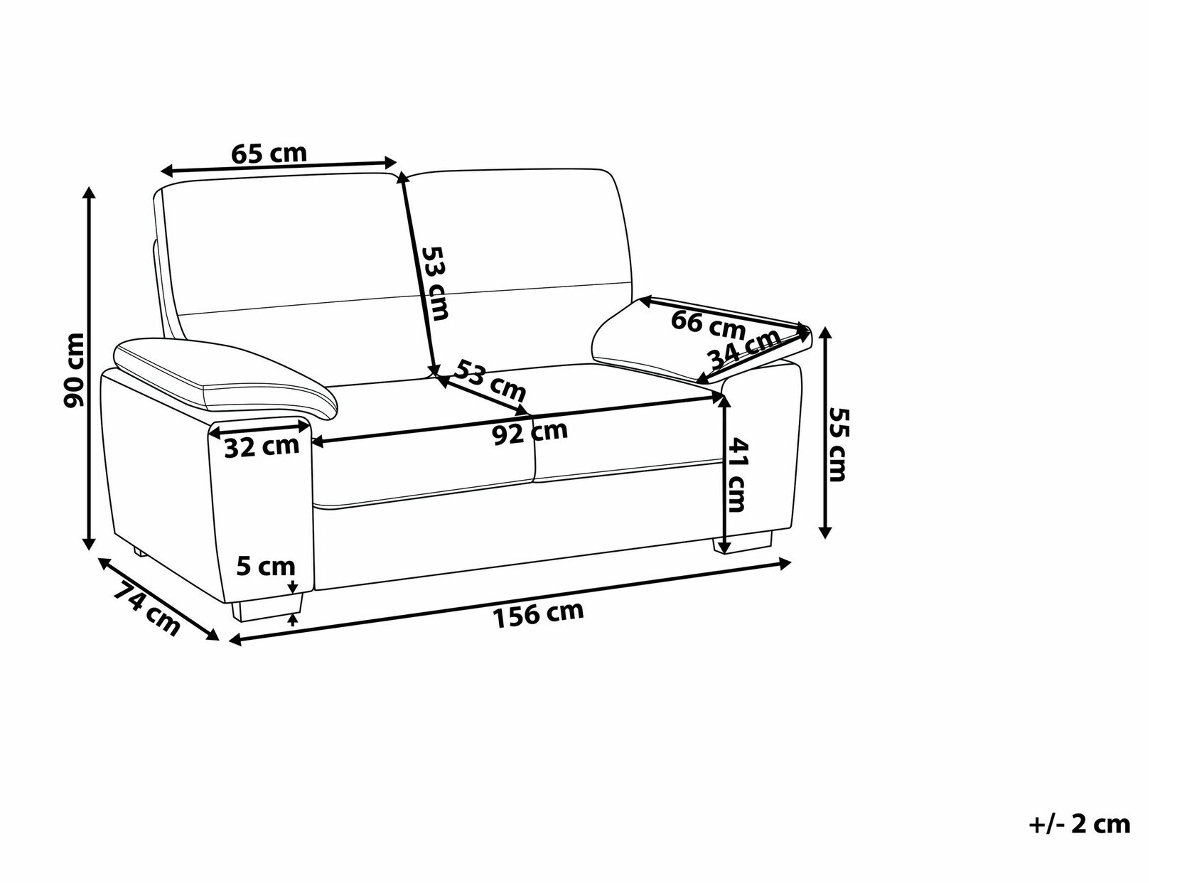 Dīvāns Berwyn 1325 (Tumši brūns)