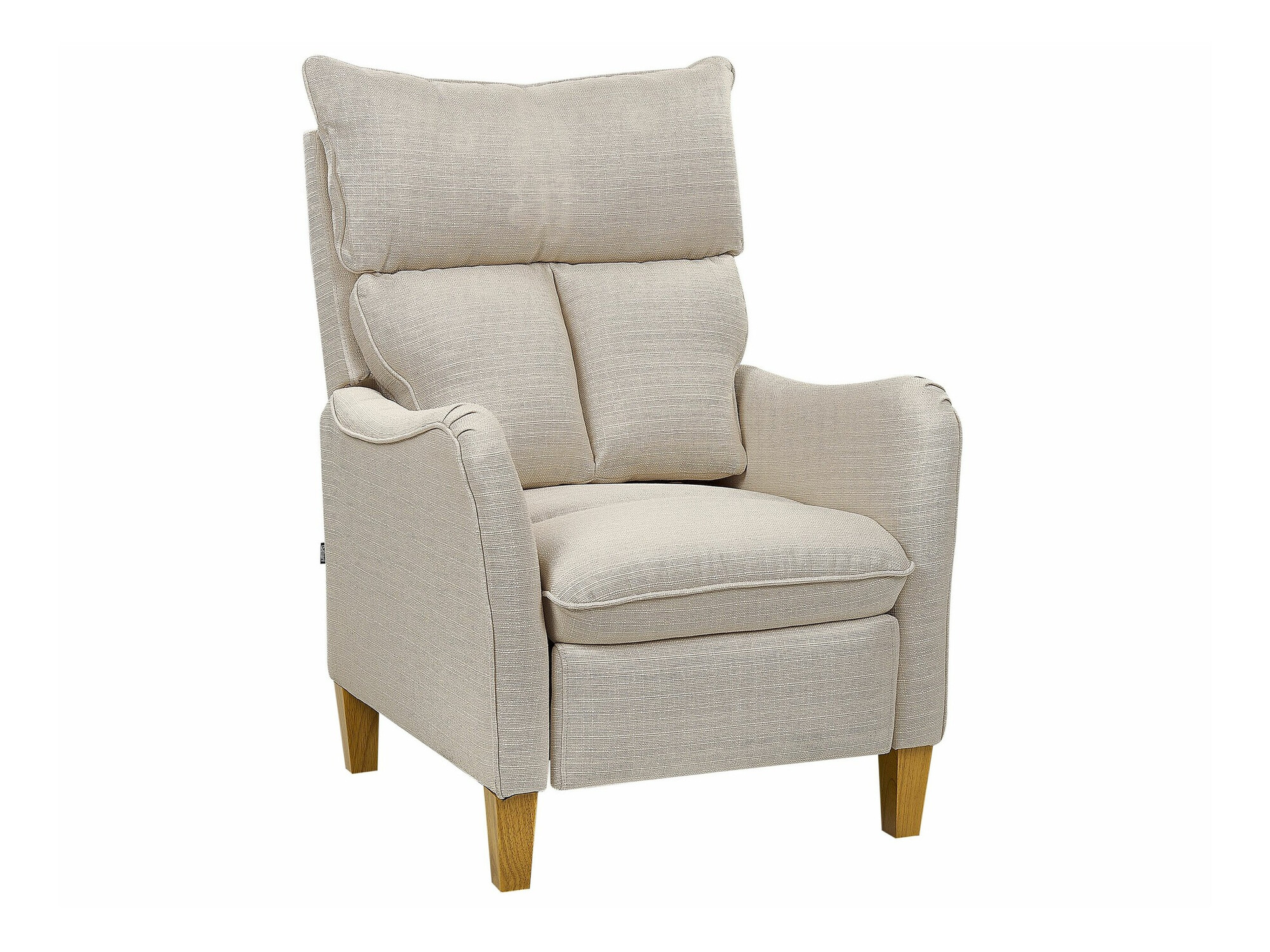 Кресло реглайнер Berwyn 1329 (Бежевый + Светлое дерево)