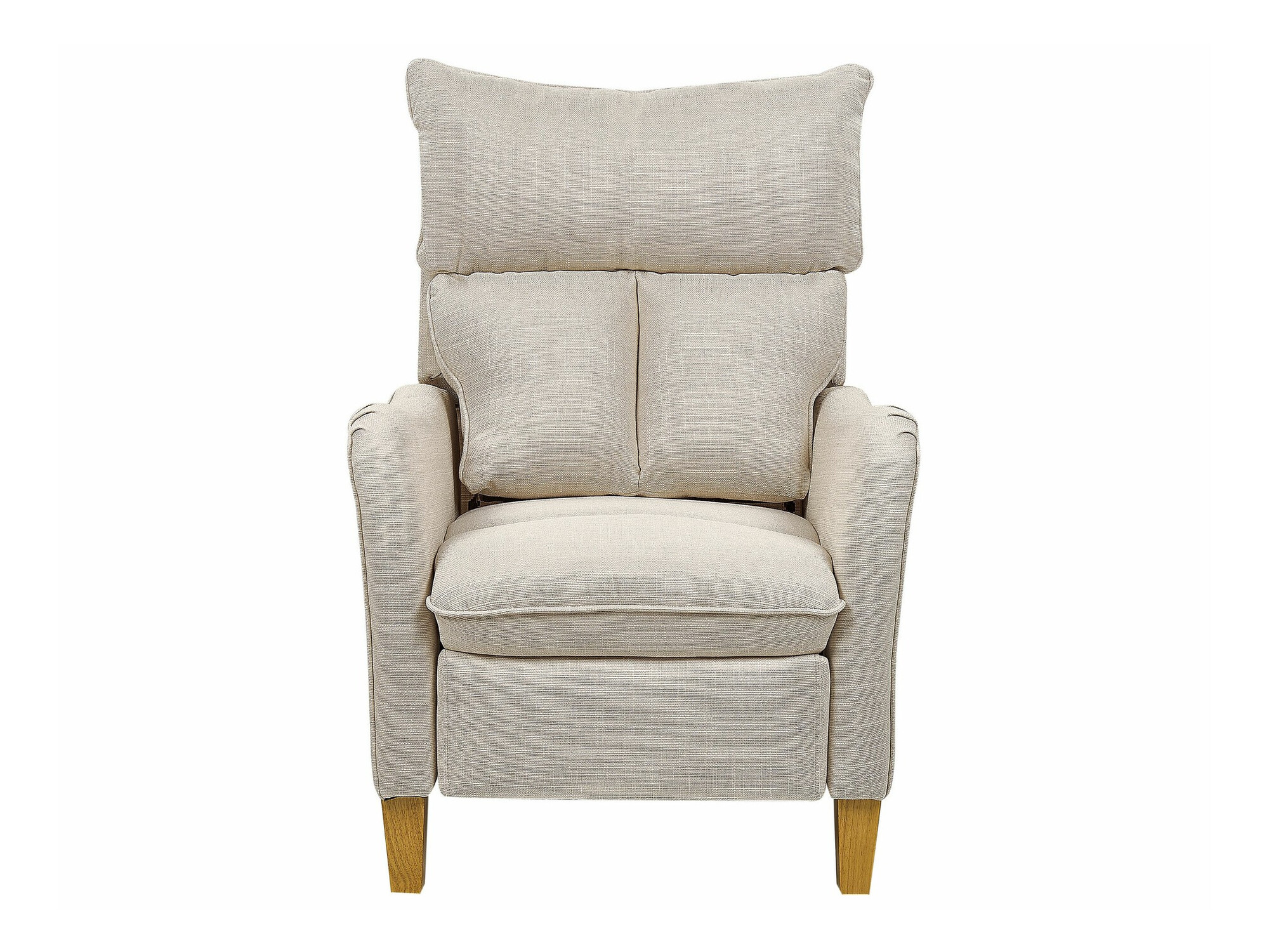 Кресло реглайнер Berwyn 1329 (Бежевый + Светлое дерево)